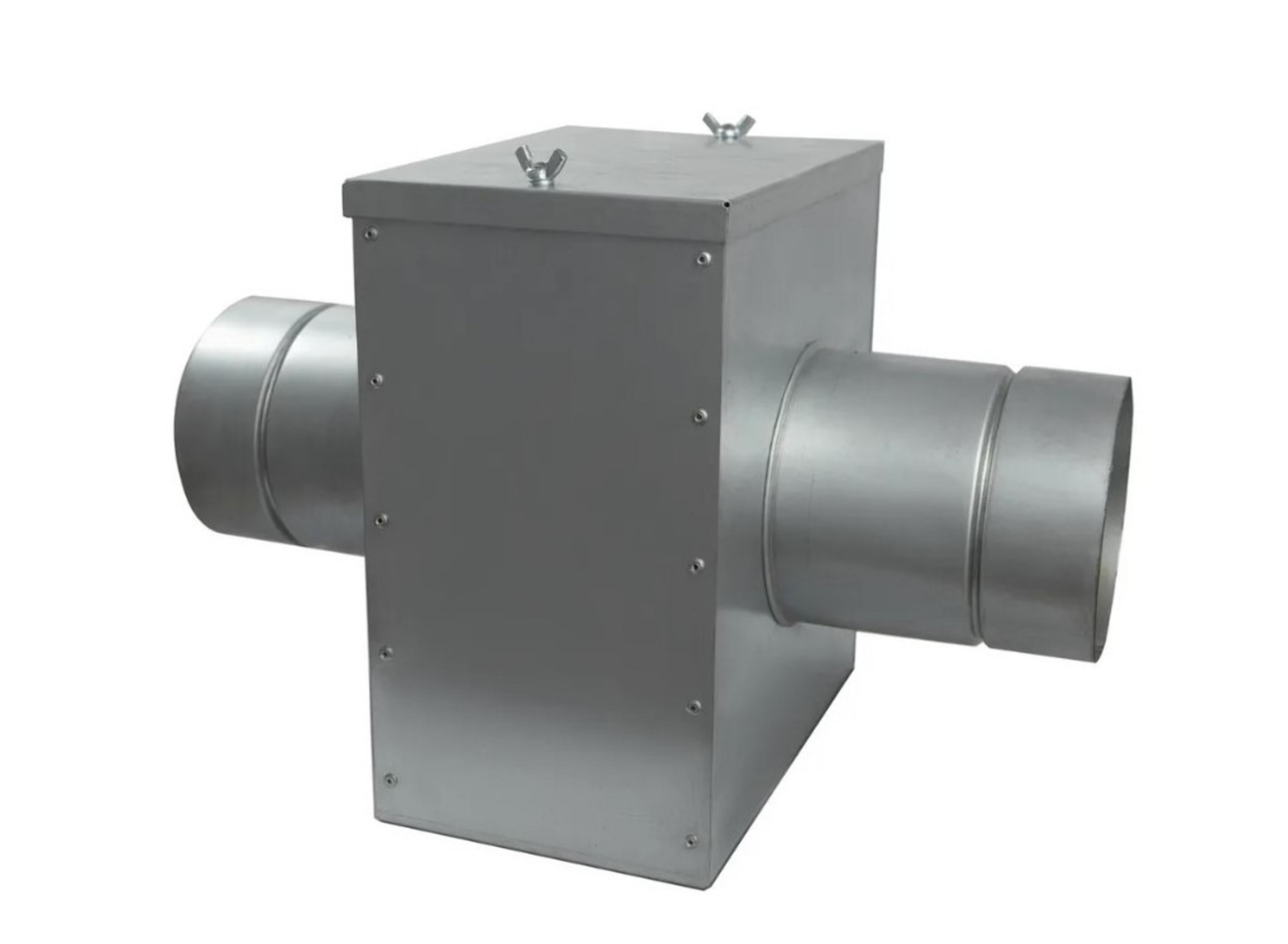 Изображение товара Фильтр воздушный Шамрай для круглых воздуховодов D200 мм оцинкованная сталь