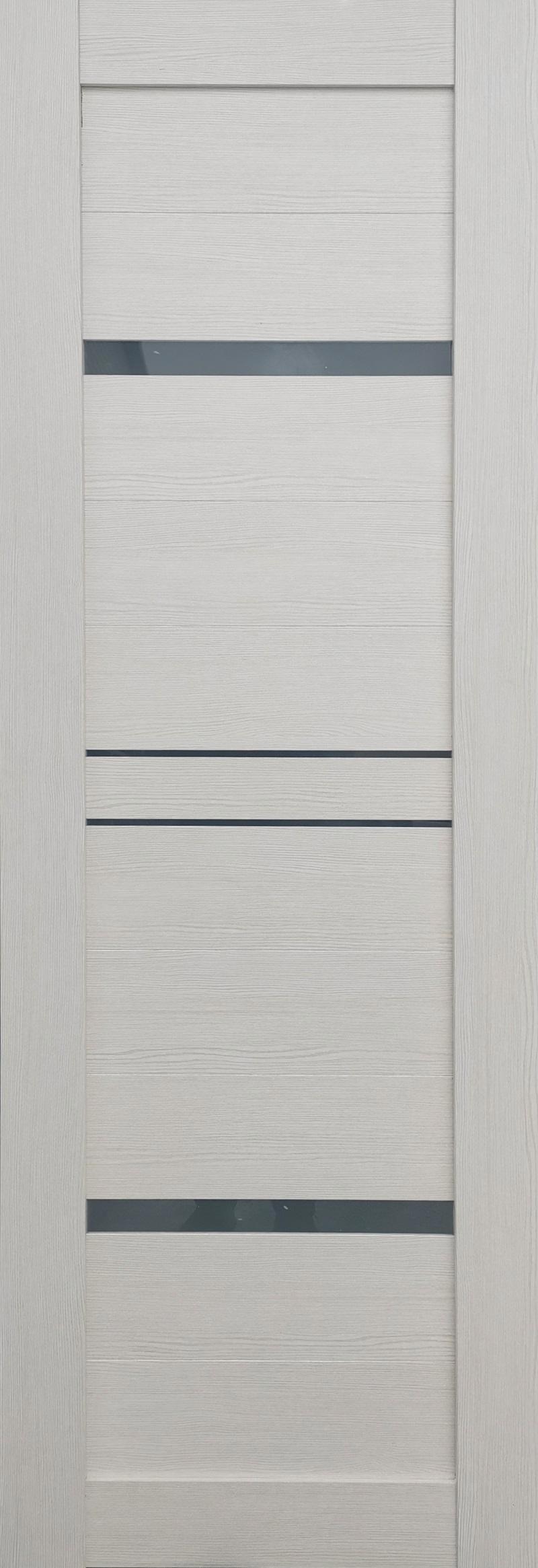 Изображение товара Дверь царговая Терри Деколайн Модель 18 остеклённая 200x80см финиш бумага цвет беленый дуб без замка и петель