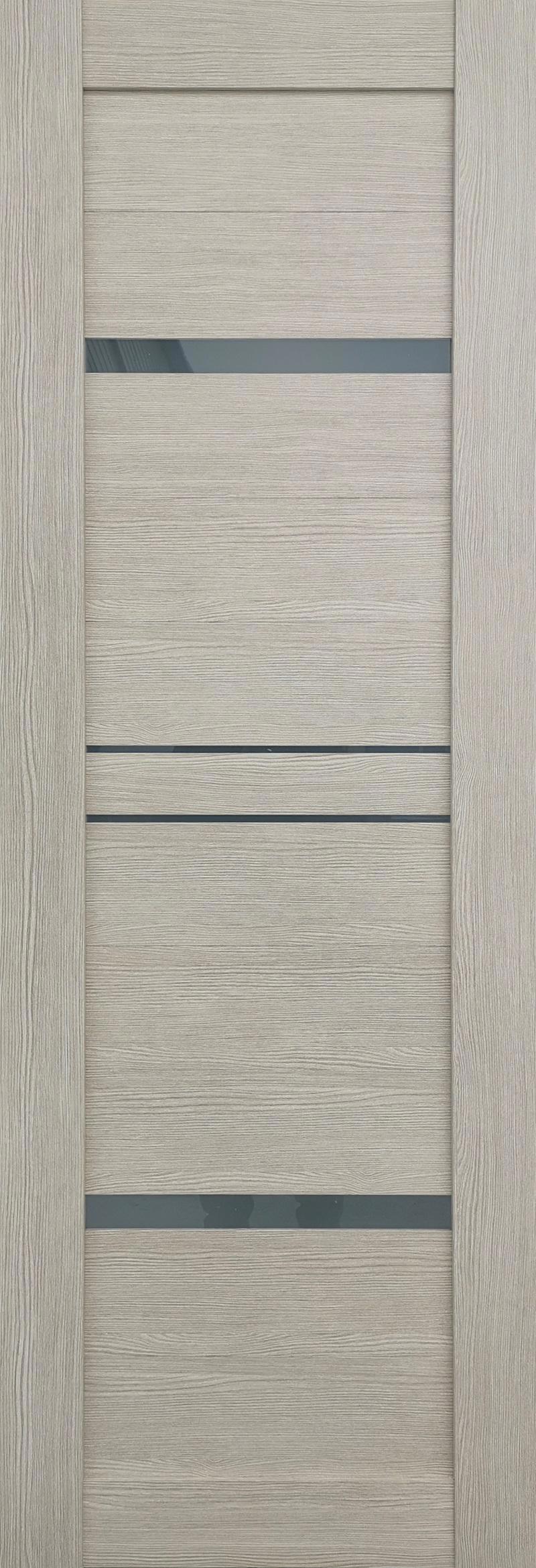 Изображение товара Дверь царговая Терри Деколайн Модель 18 остеклённая 200x80см финиш бумага цвет капучино без замка и петель