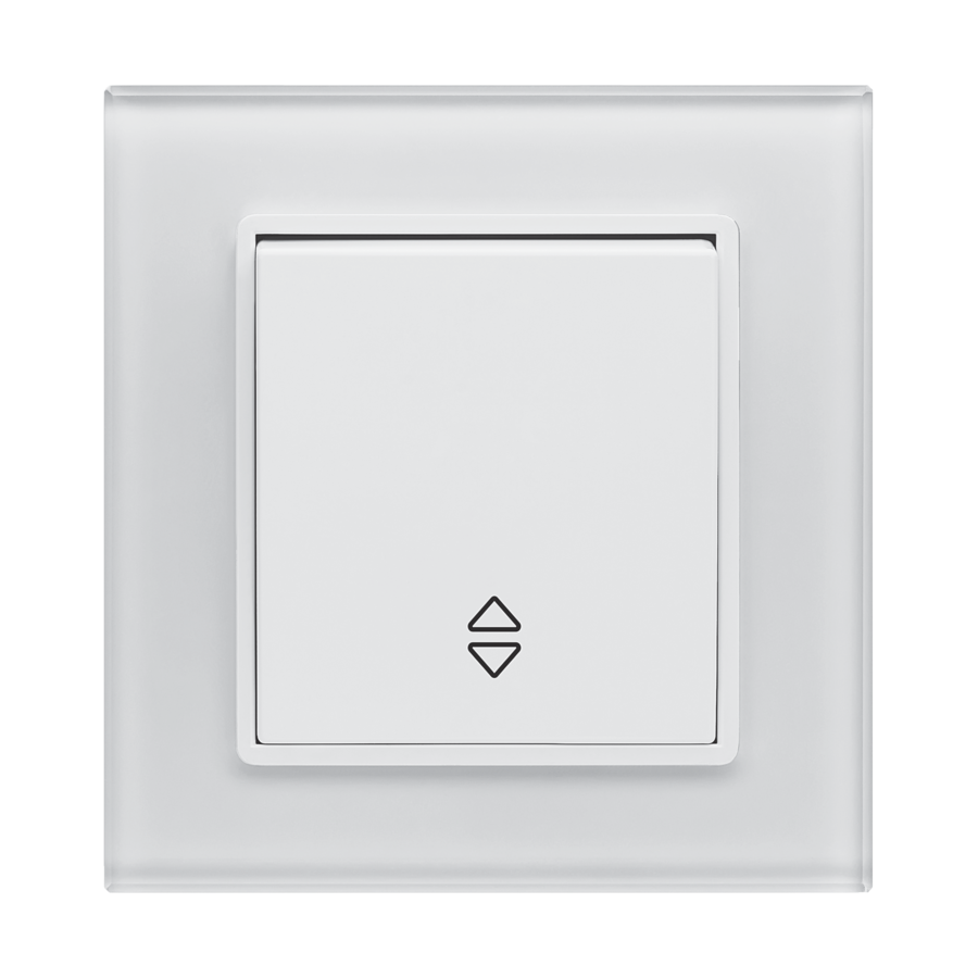Изображение товара Выключатель встраиваемый Vesta-electric Exclusive White FVK050105BEL 1 клавиша цвет белый