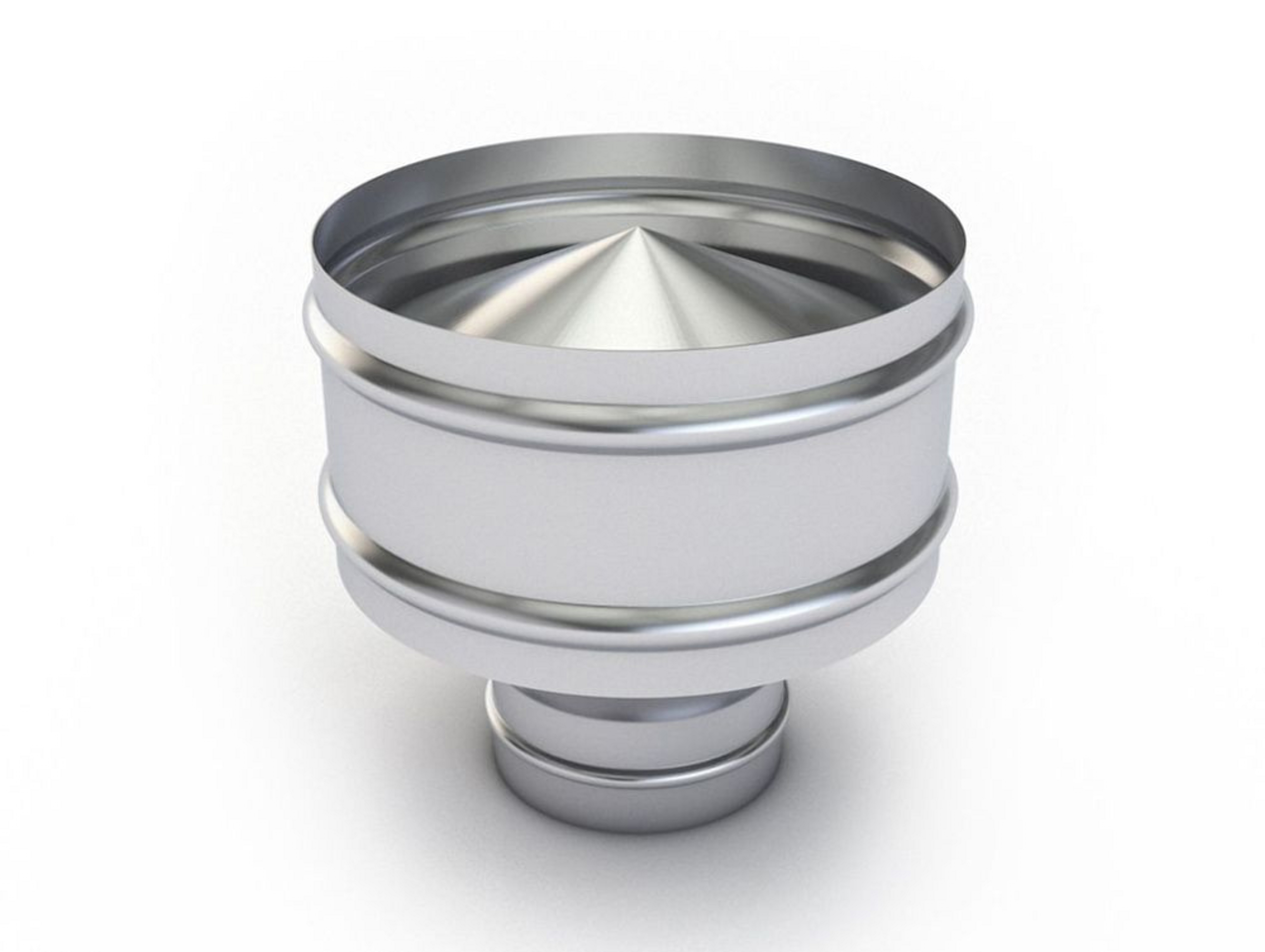 Изображение товара Дефлектор круглый Шамрай D100 мм оцинкованная сталь