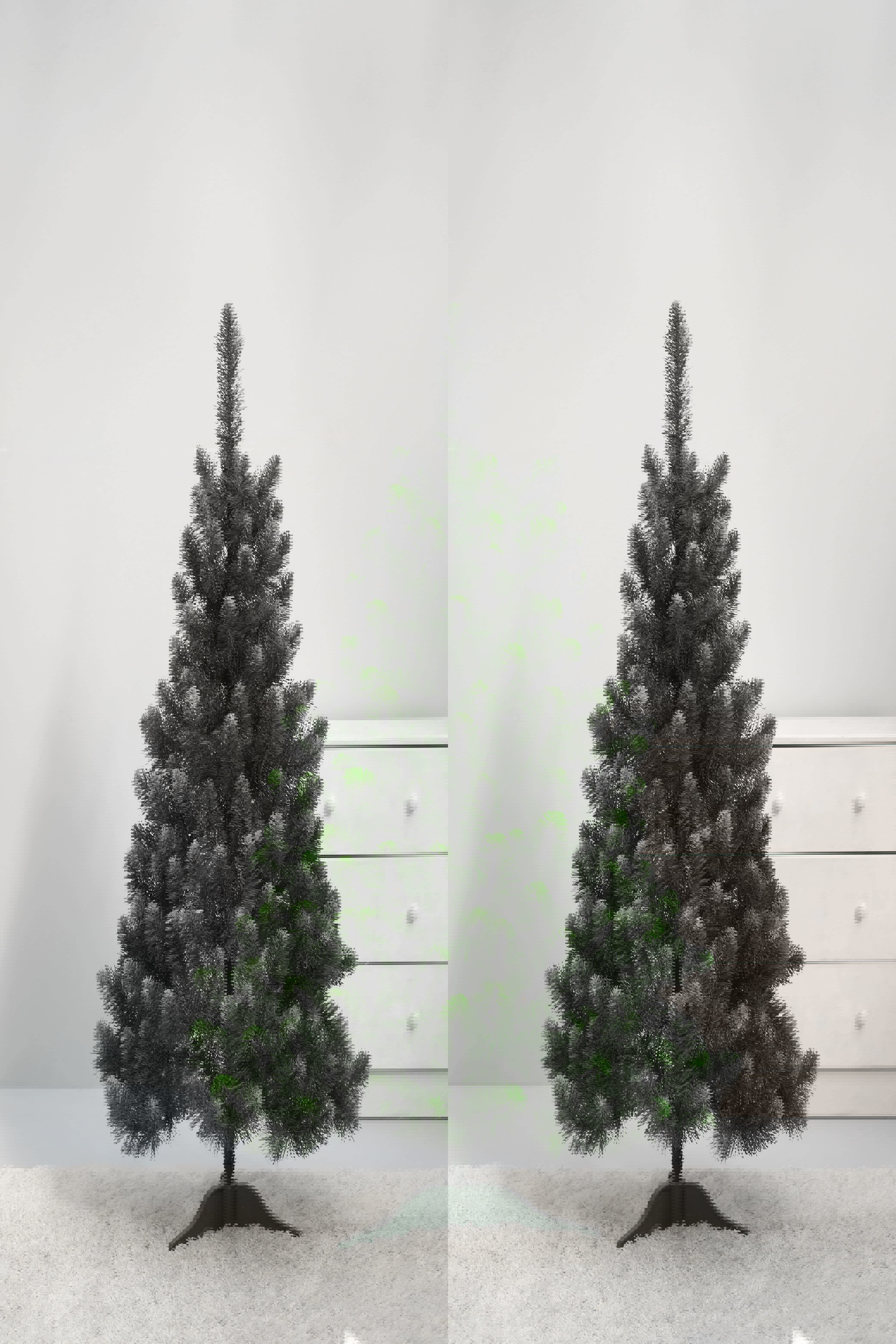 Изображение товара Искусственная новогодняя елка Merry green KPSgt/140 140 см из ПВХ с металлическим основанием