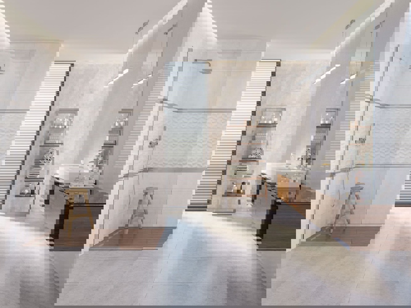 Изображение товара Керамическая плитка ceramika color 9725 25x75см 1.5 м² цвет бежевый, цена за упаковку