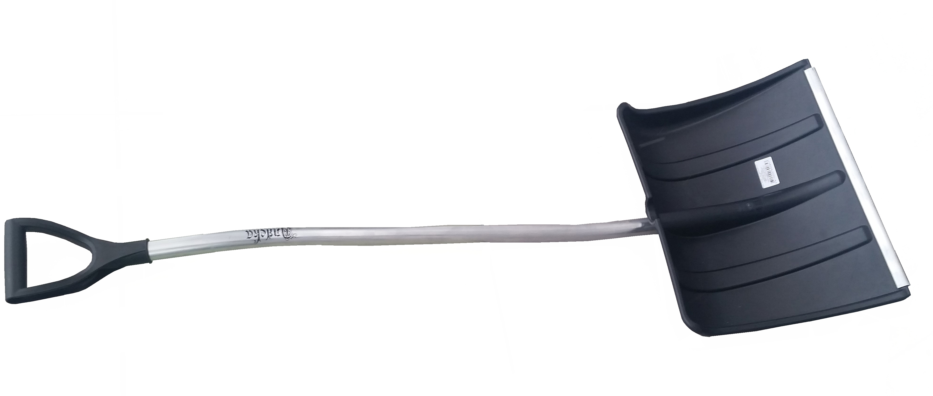 Изображение товара Лопата для уборки снега Инструм-Агро Аляска 49x145 см пластиковая с алюминиевым черенком