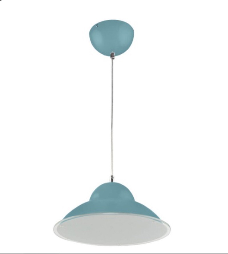 Изображение товара Подвесной светодиодный светильник HOROZ ELECTRIC 15Вт 4000К синий белый стиль современный