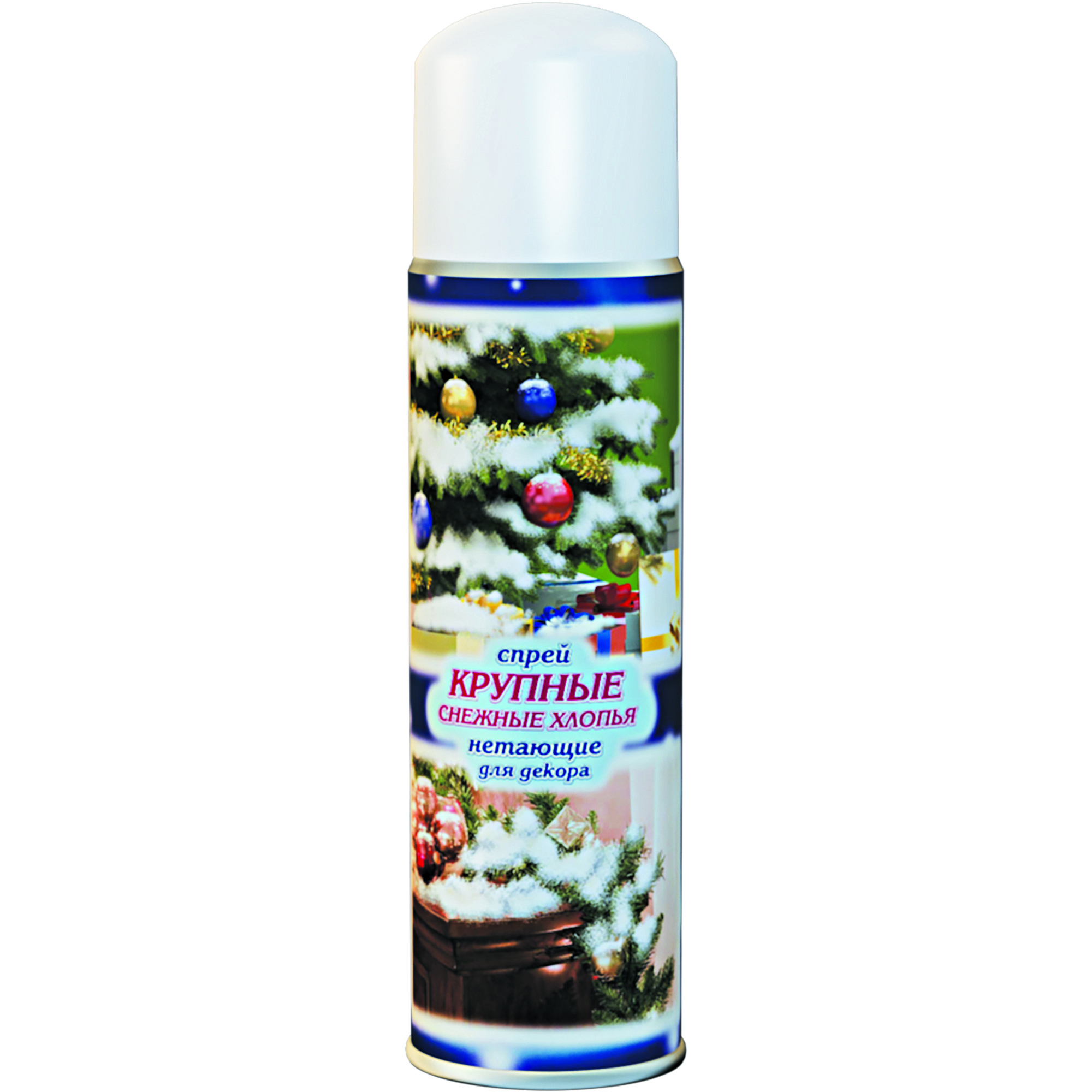 Изображение товара Искусственный снег B&H BH0915 спрей для декора 250 мл нетающий крупные хлопья