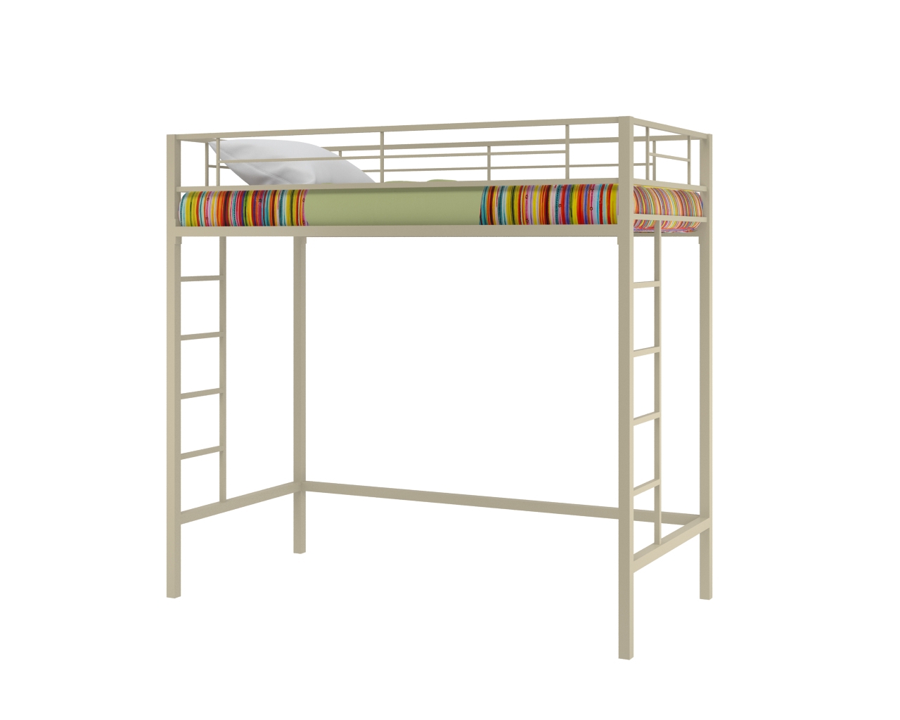 Изображение товара Кровать Redford Севилья 1/1 металлическая стиль Лофт бежевый Россия