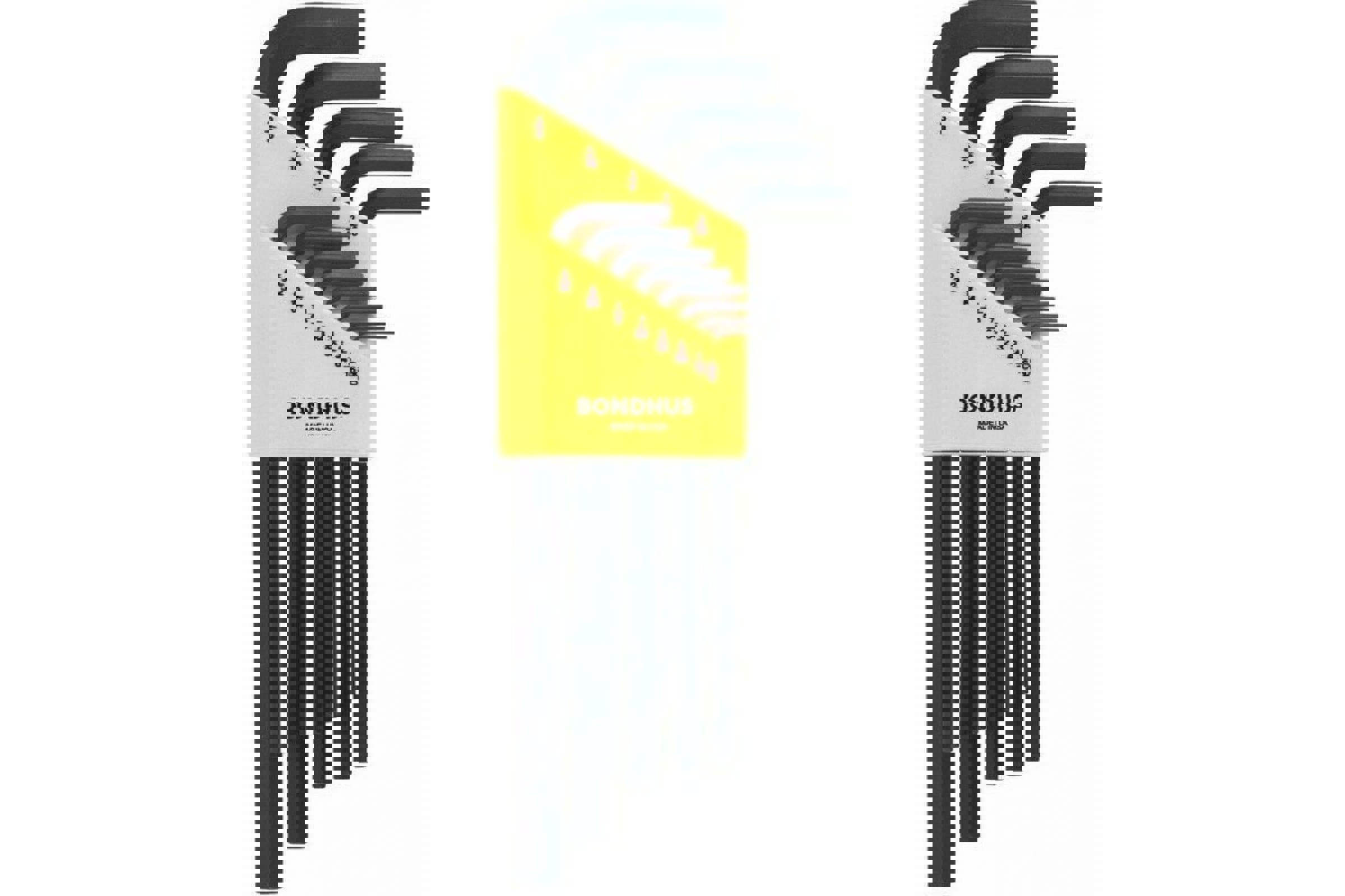 Изображение товара Набор имбусовых шестигранных ключей Bondhus 13 предметов 050-3/8 дюймов