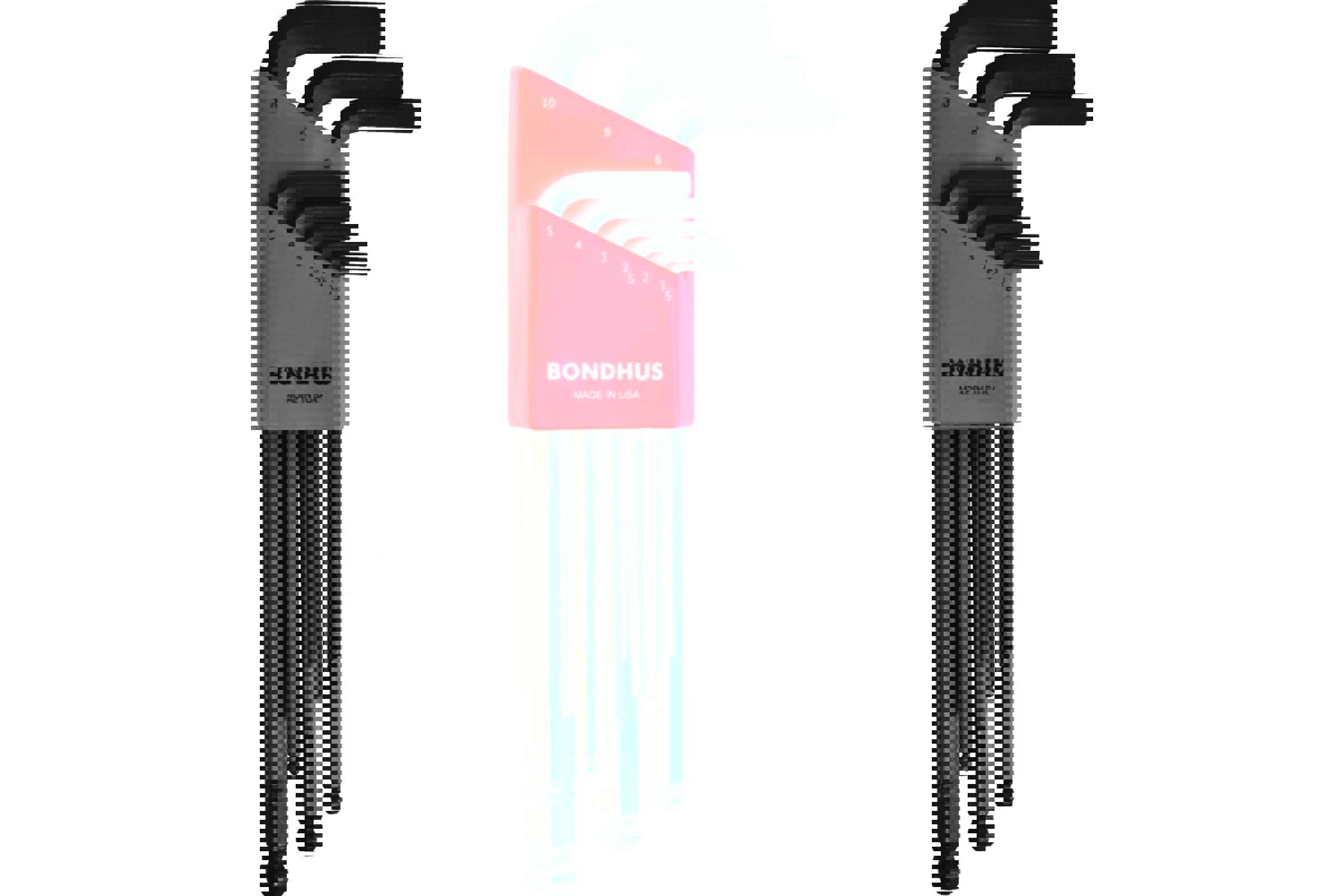 Изображение товара Набор ключей имбусовых шестигранных Bondhus 10999 1.5-10 мм 9 предметов