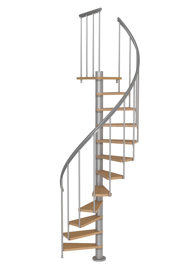 Изображение товара DOLLE Calgary - винтовая лестница Ø140 см, серый, 150 кг
