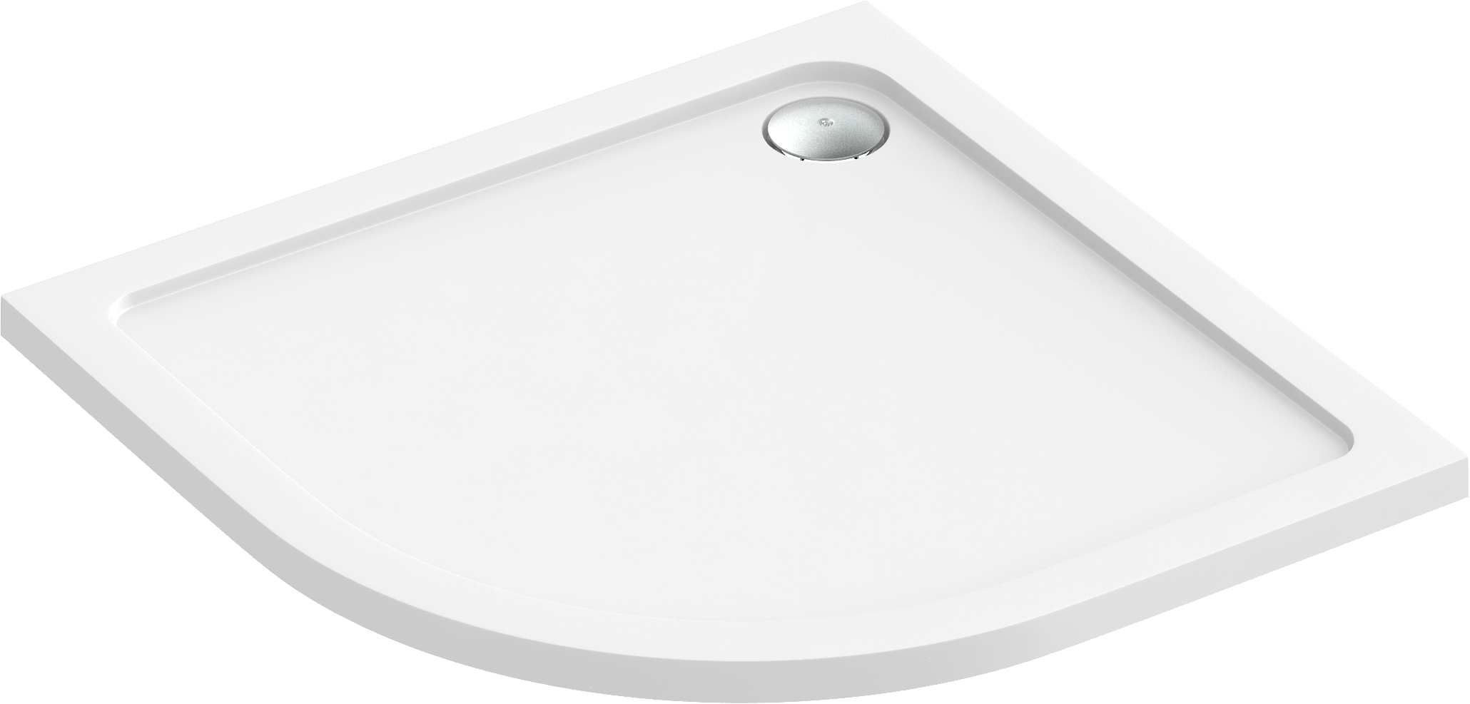 Изображение товара Душевой поддон BAS ПН00068 1/4 круга 100% акрил 100x100см