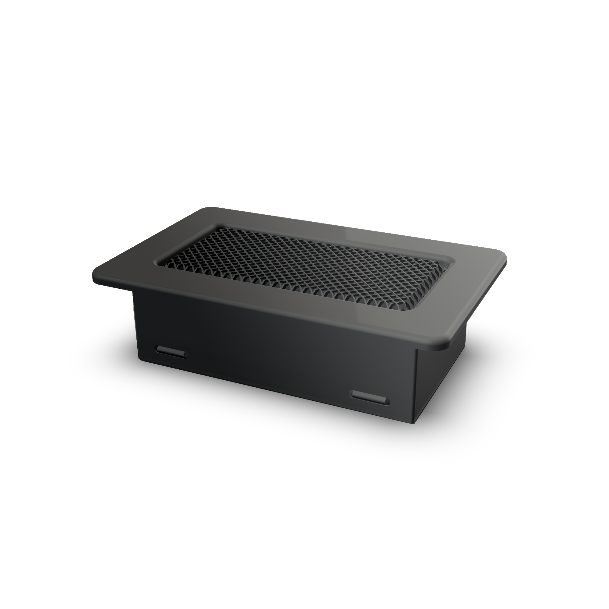 Изображение товара Решетка вентиляционная Grillux 11x17см графит Изображение товара Решетка вентиляционная Grillux 11x17см графит