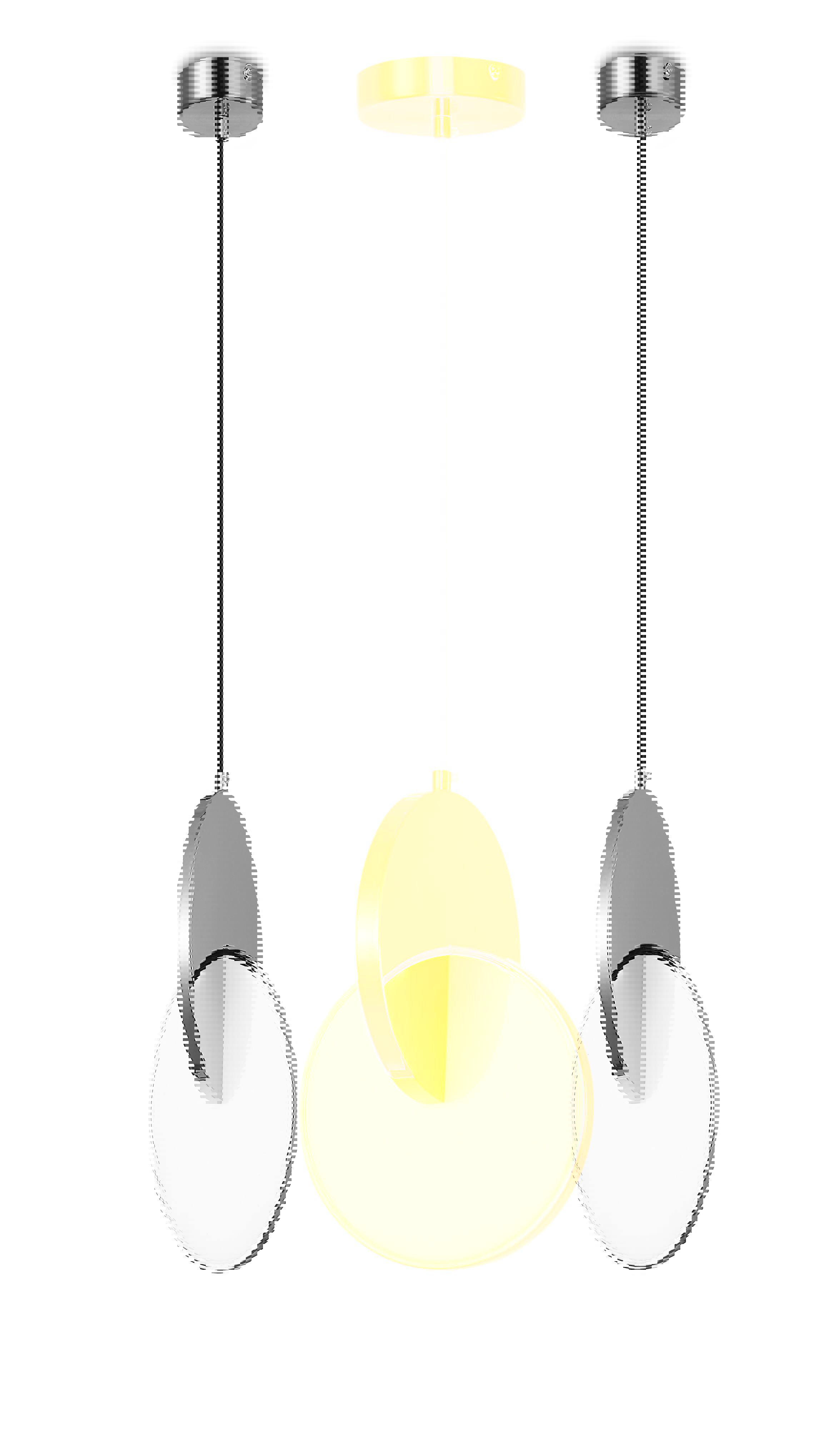 Изображение товара Светильник подвесной MODERLI Mesa 1 м² нейтральный белый свет золото