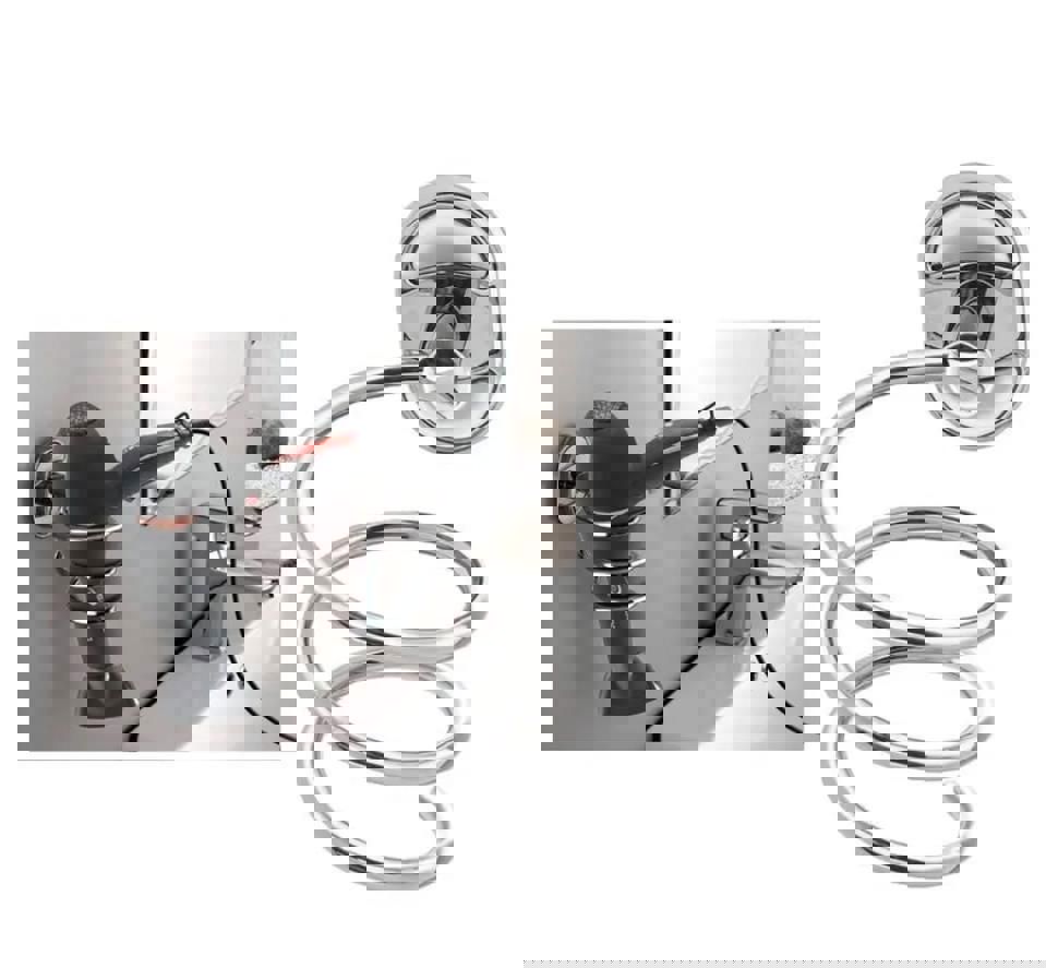 Изображение товара Держатель для фена Potato Genus P2928 цвет хром