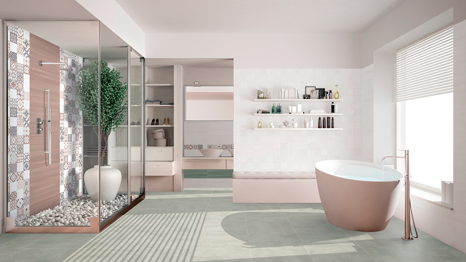 Изображение товара Керамическая настенная плитка I.TILES CHARME 20x60 см белая для стен внутри и снаружи