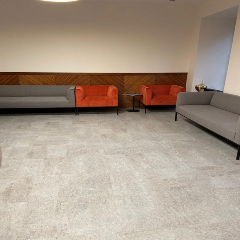 Изображение товара LVT Плитка Vertigo Trend Stone&Design Water Limestone Light Grey 43 класс влагостойкая