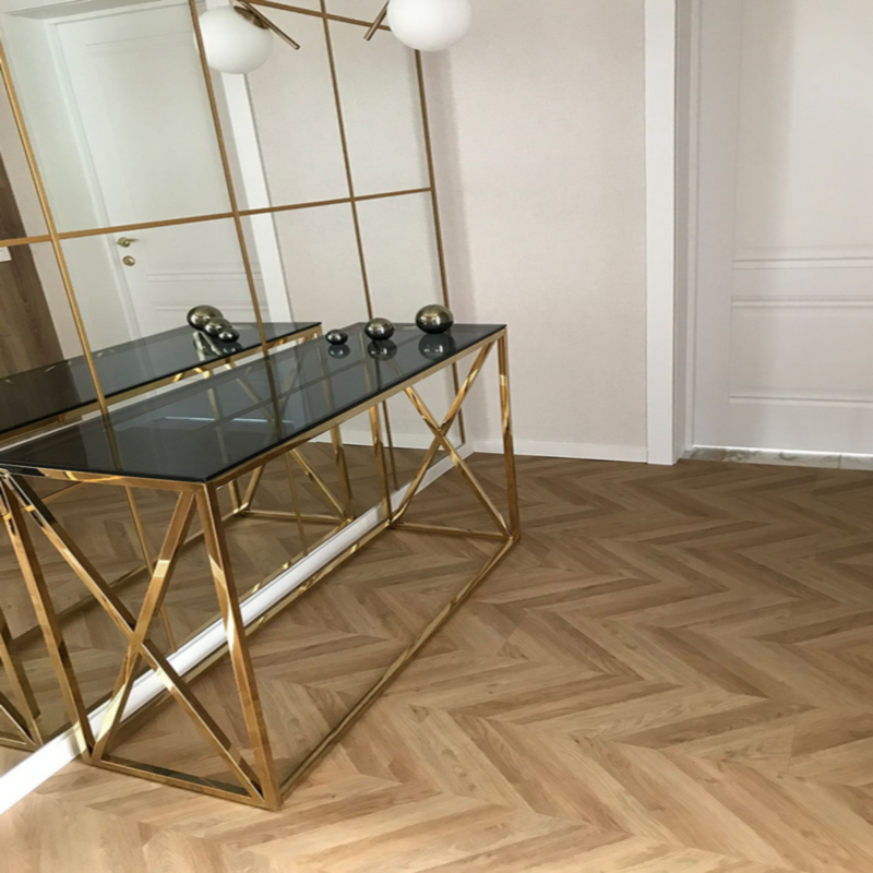 Изображение товара LVT Плитка Vertigo Trend Wood Chevron Gold 43 класс толщина 2.50 мм 3.34 м²