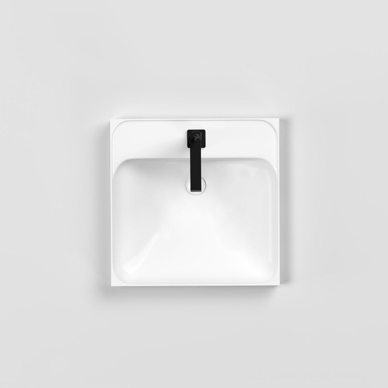 Изображение товара Раковина Aquanet Flash Mini 40.5 см белая встраиваемая керамика