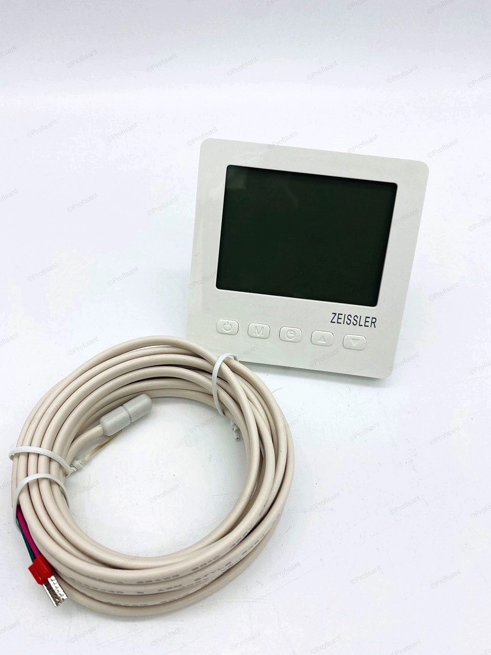 Изображение товара Терморегулятор для теплого пола Zeissler M7.713 электронный программируемый белый