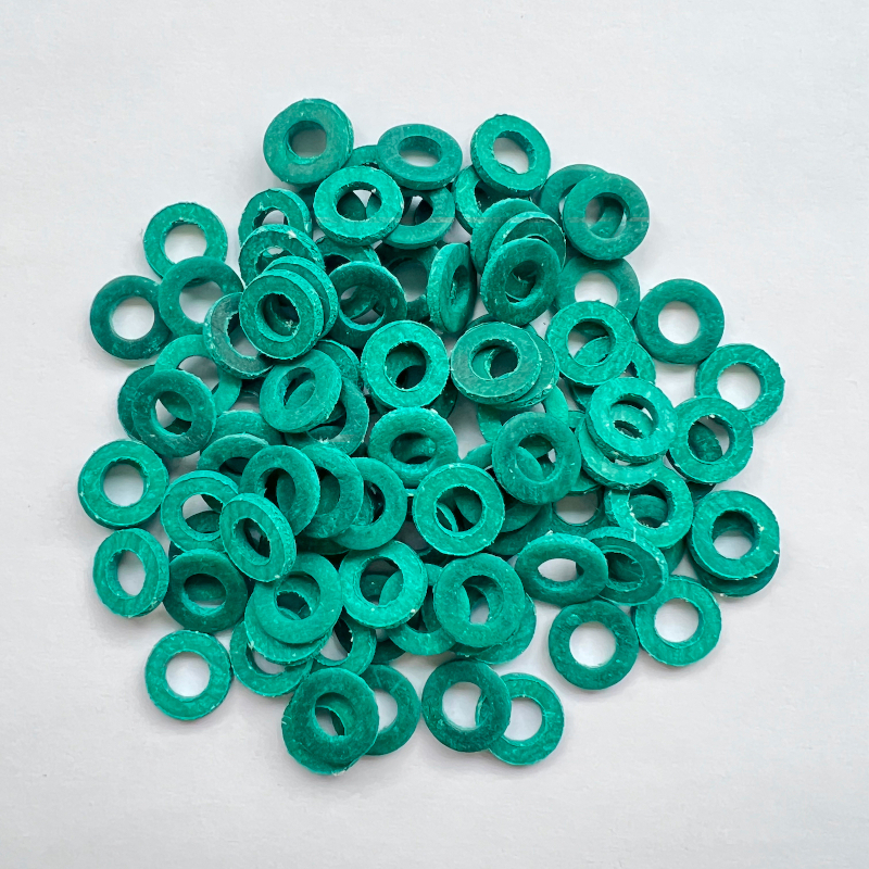 Изображение товара Набор прокладок Профитт 1/4" 6x11x2 мм безасбестовый паронит 100 шт.