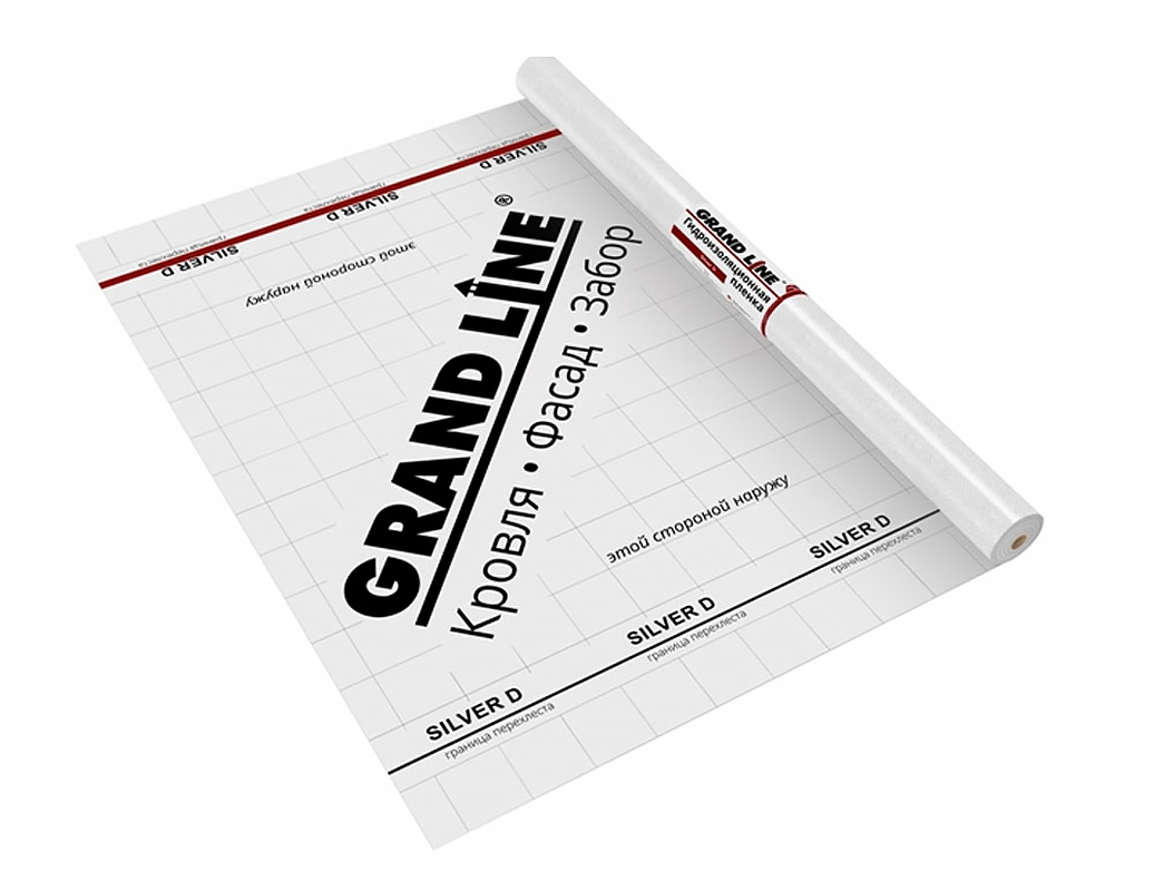 Изображение товара Гидроизоляционная пленка Grand Line Silver D+TAPE 75м² для кровли