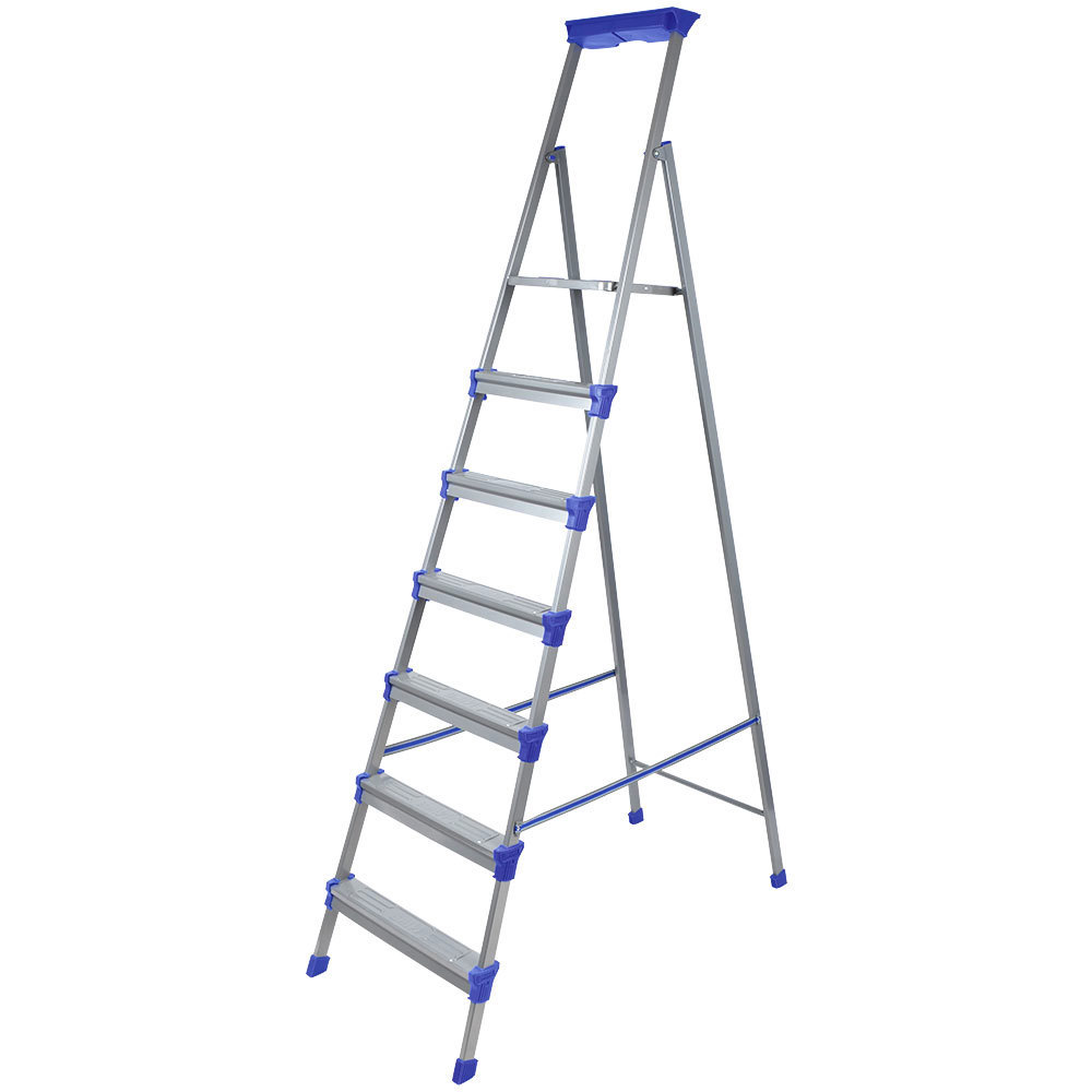 Изображение товара Стремянка стальная Ника СМ7 7 ступеней, максимальная нагрузка 120 кг