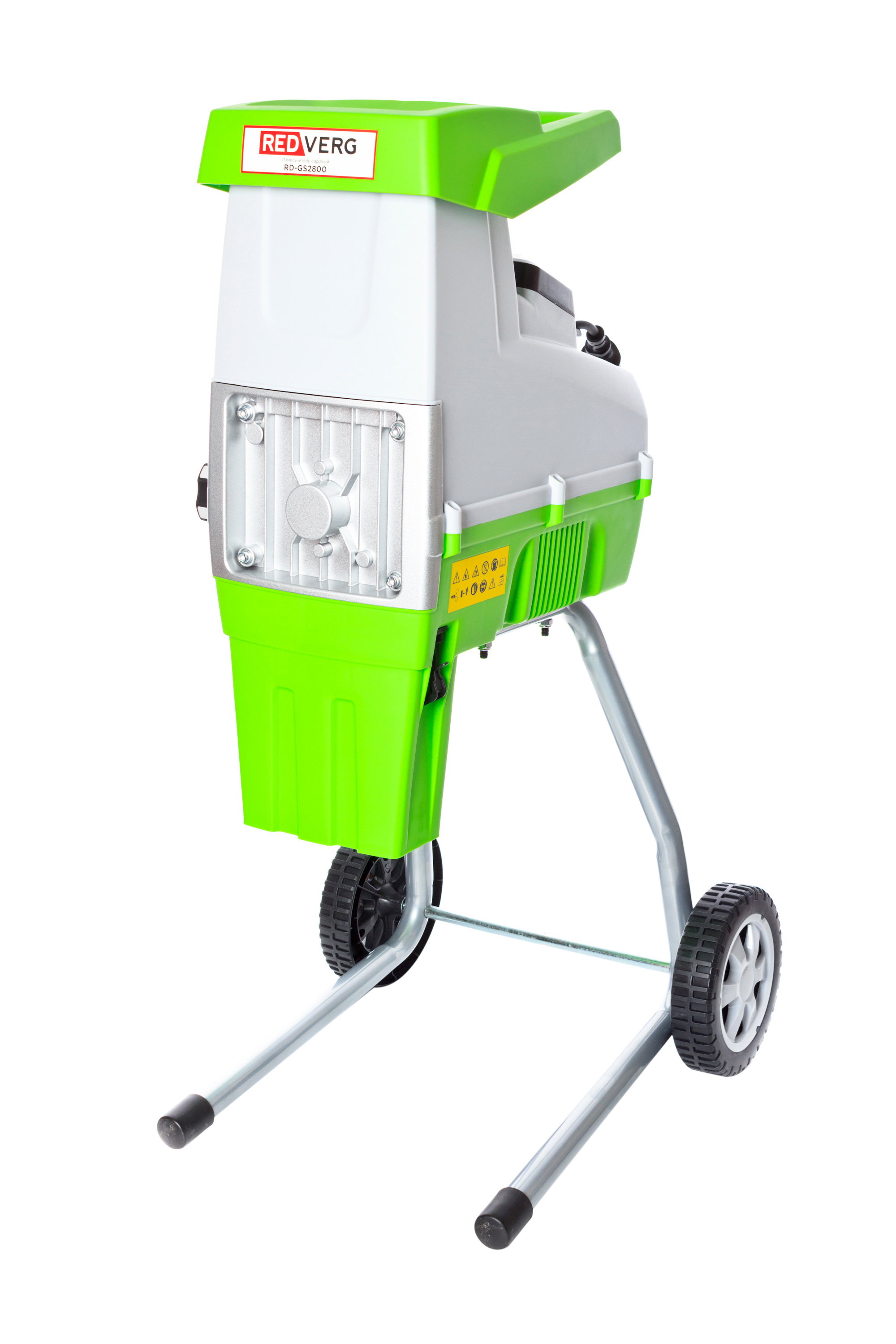 Изображение товара Электрический измельчитель садовый REDVERG RD-GS 2800 Вт 45 л с реверсом и защитой