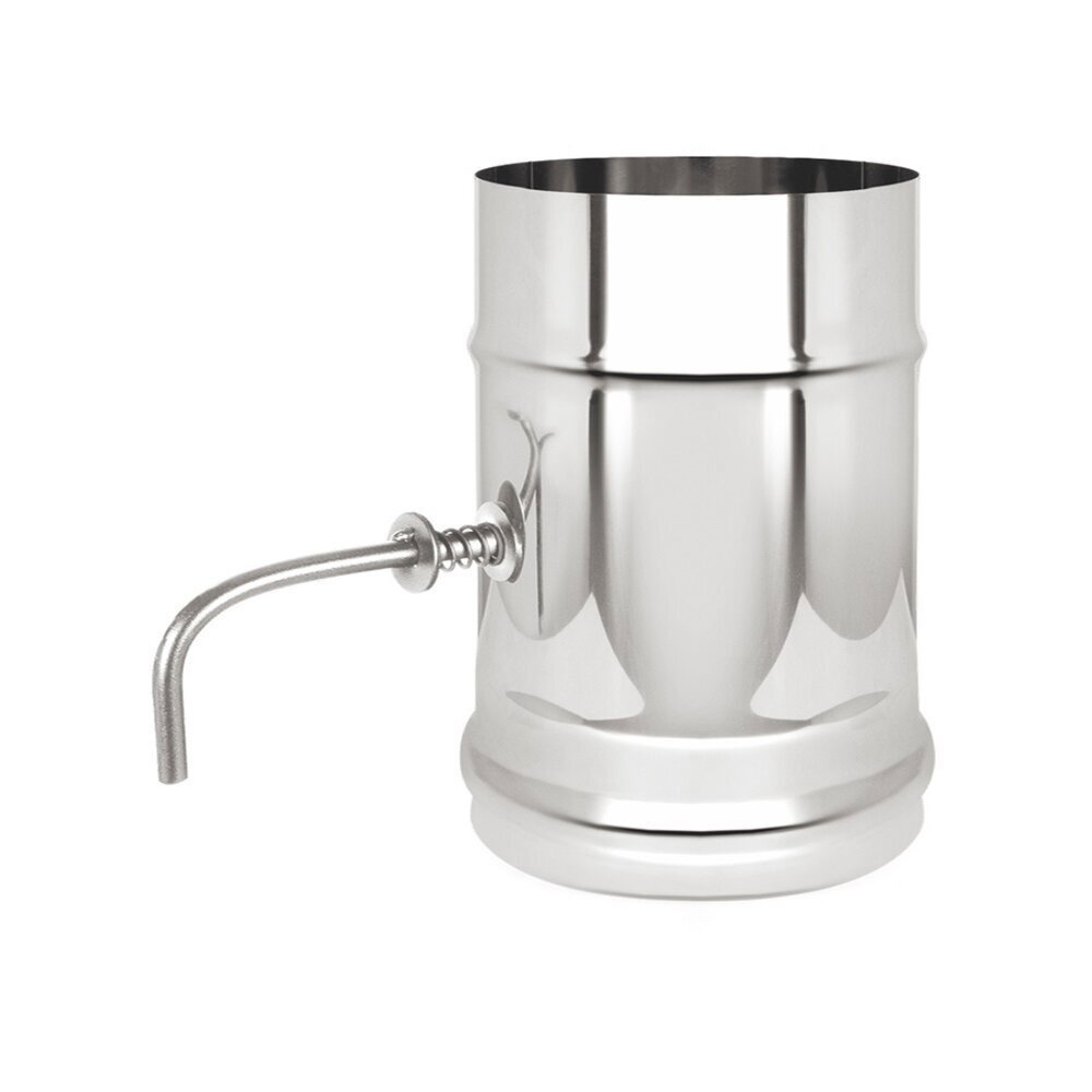 Изображение товара Шибер поворотный Везувий Ø200 мм нержавеющая сталь AISI 304 0 8 мм