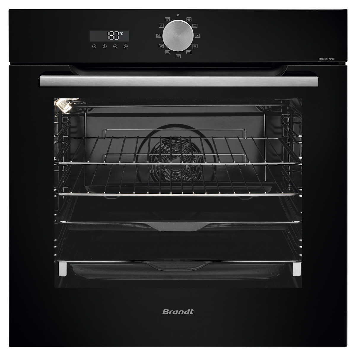 Изображение товара Встраиваемый электрический духовой шкаф Brandt BOP7537B с функцией пароварки и пиролиза