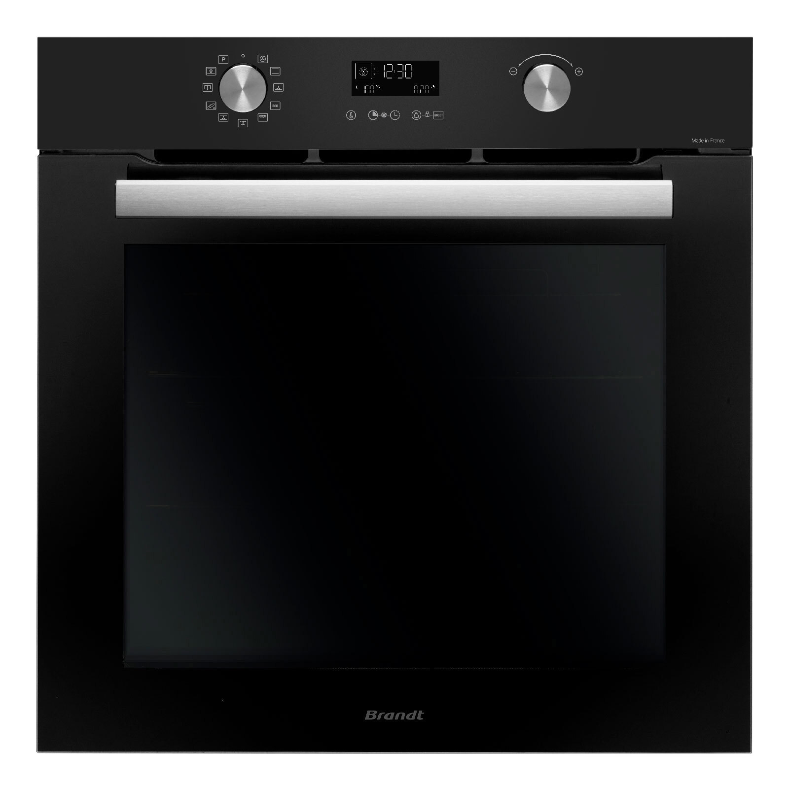 Изображение товара Электрический встраиваемый духовой шкаф Brandt BOP2438B 59.2x59.6x54.4 см цвет черный металлик