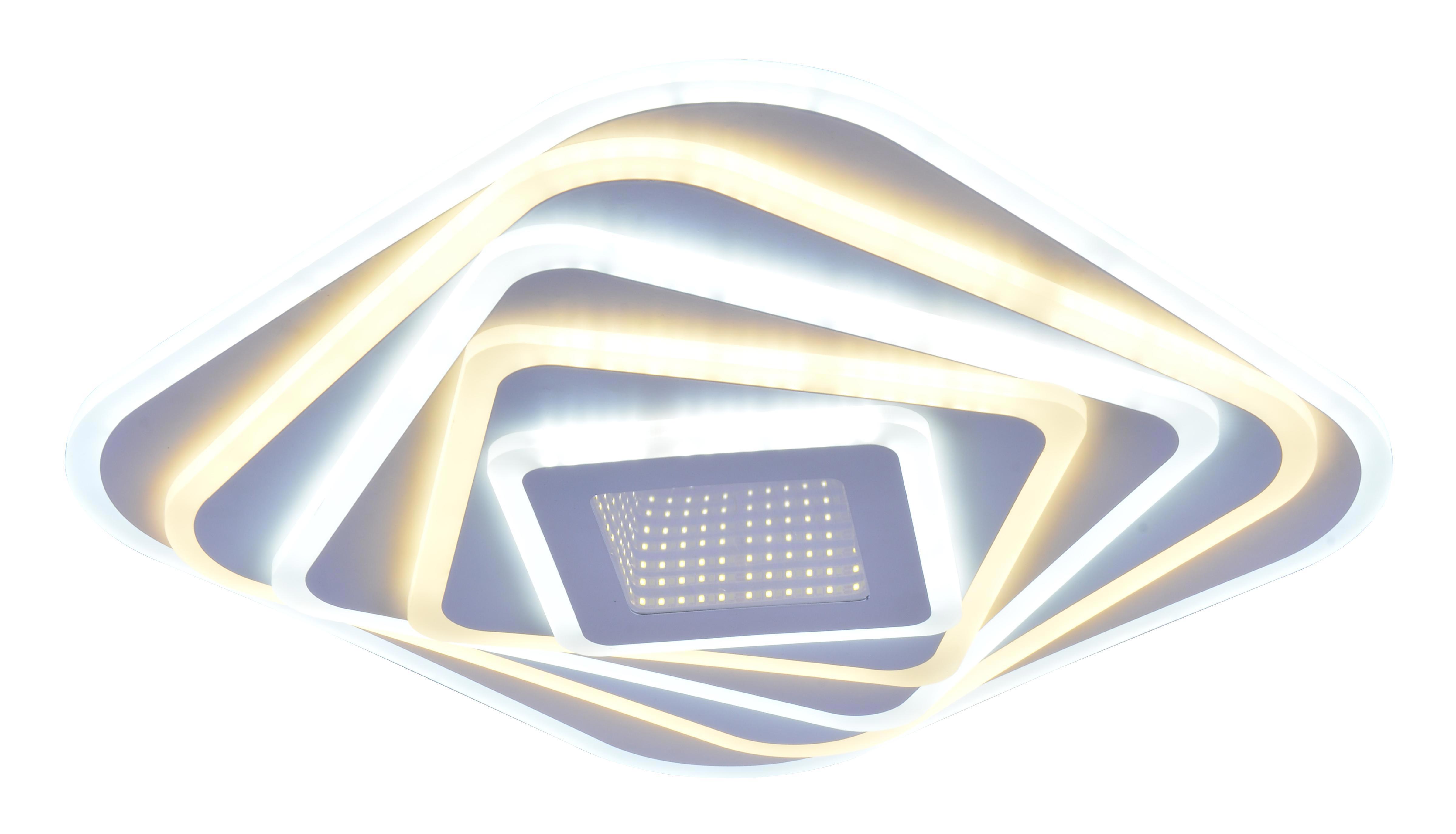 Изображение товара Люстра потолочная светодиодная J-LIGHT KIRITO 5505/195C диаметр 50 см управляемая белая