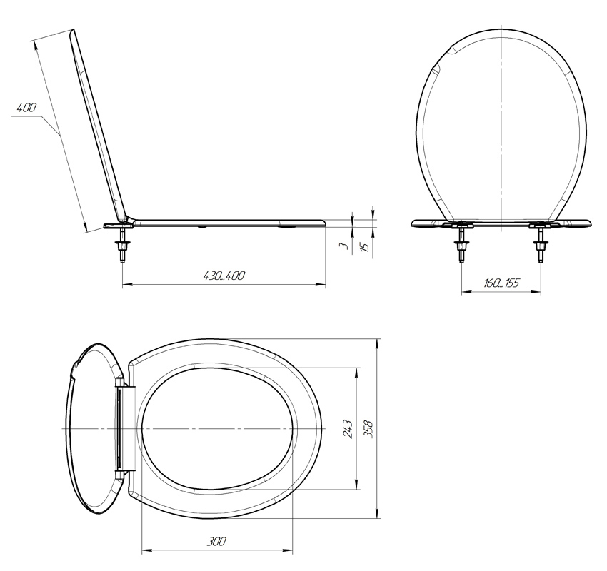 Изображение товара Сиденье для унитаза Инкоэр 28301