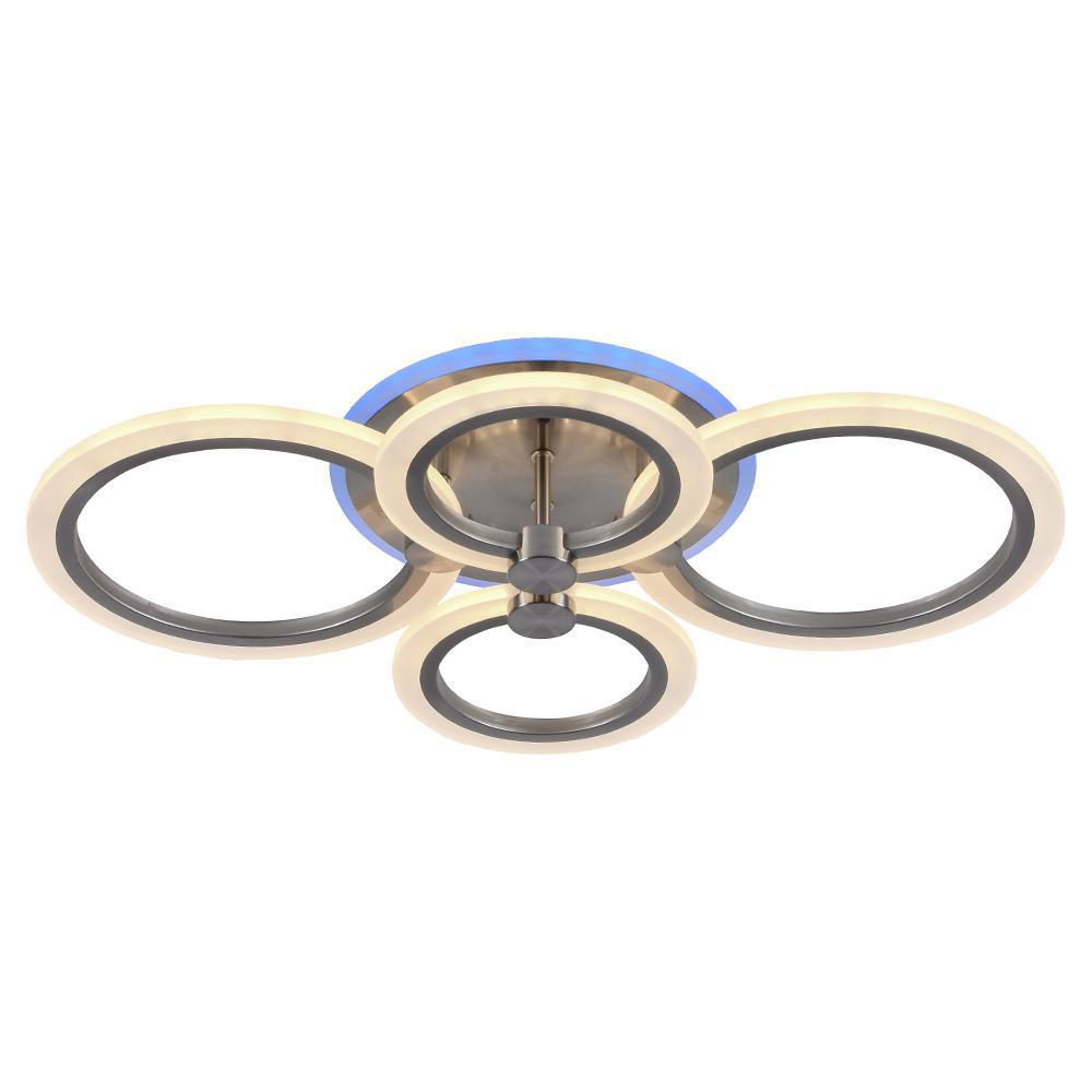 Изображение товара Светодиодная люстра 8076/4 NKL 72W+7W RGB современный дизайн управление