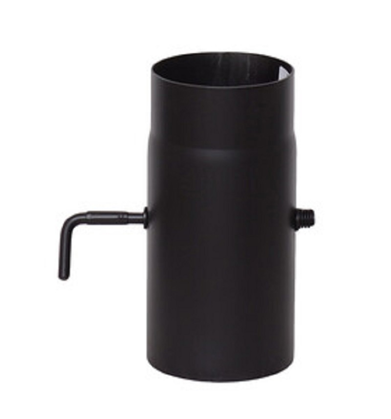 Изображение товара Шибер поворотный Везувий Lava 120 мм из конструкционной стали здравший для дымохода