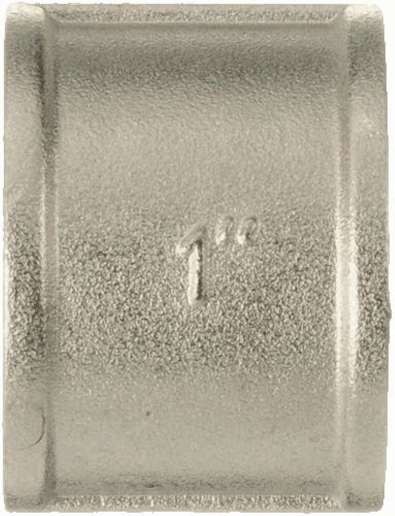 Изображение товара Муфта Terma 1x1 дюйм латунная никелированная для водопровода и газа