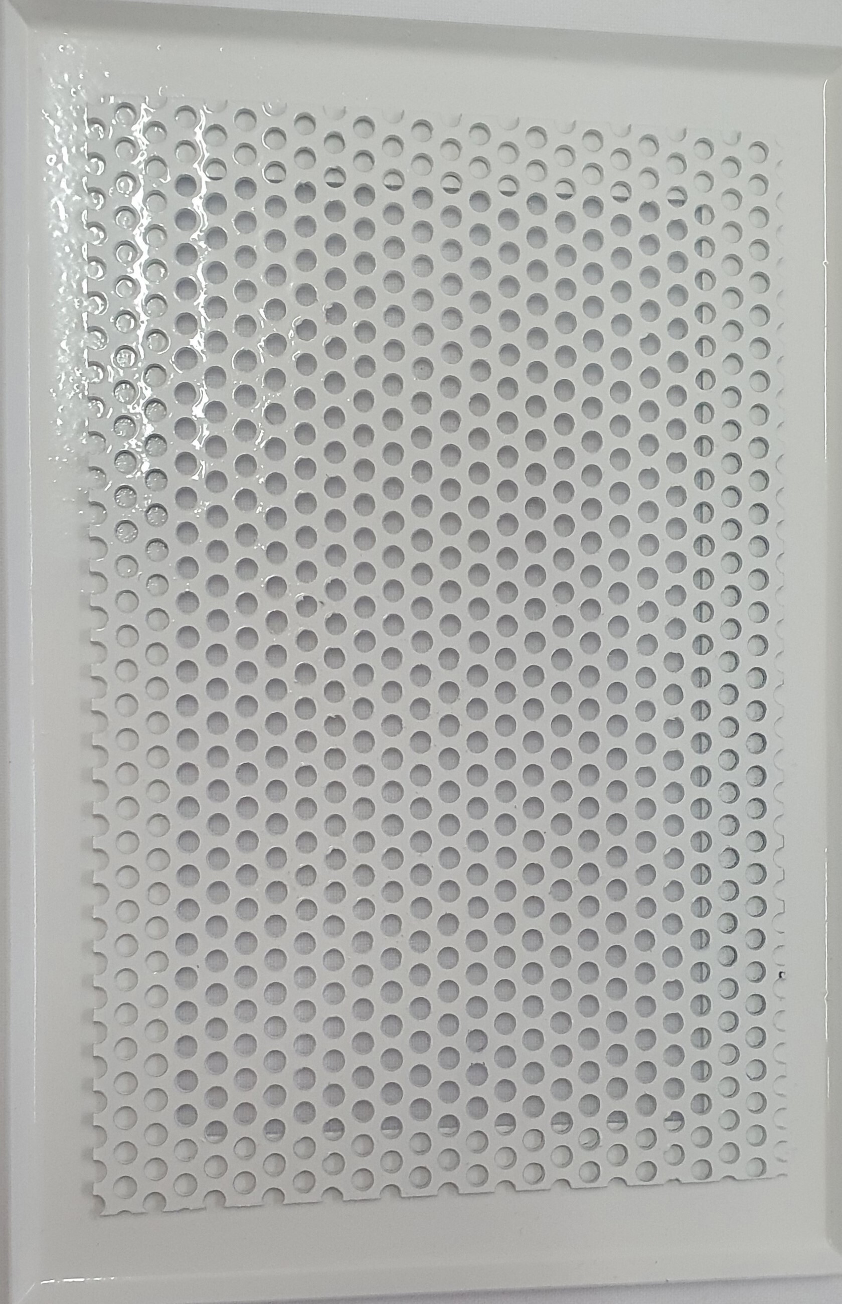 Изображение товара Решетка вентиляционная Шамрай VRQ 130x190 мм тип перфорации кружок сталь цвет белый