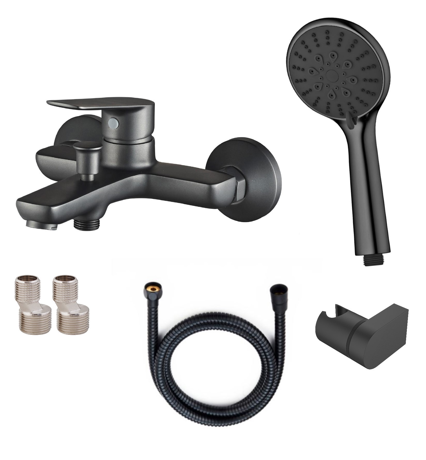 Изображение товара Смеситель для ванны Esko DL 54 GRF однорычажный с душевой лейкой цвет хром