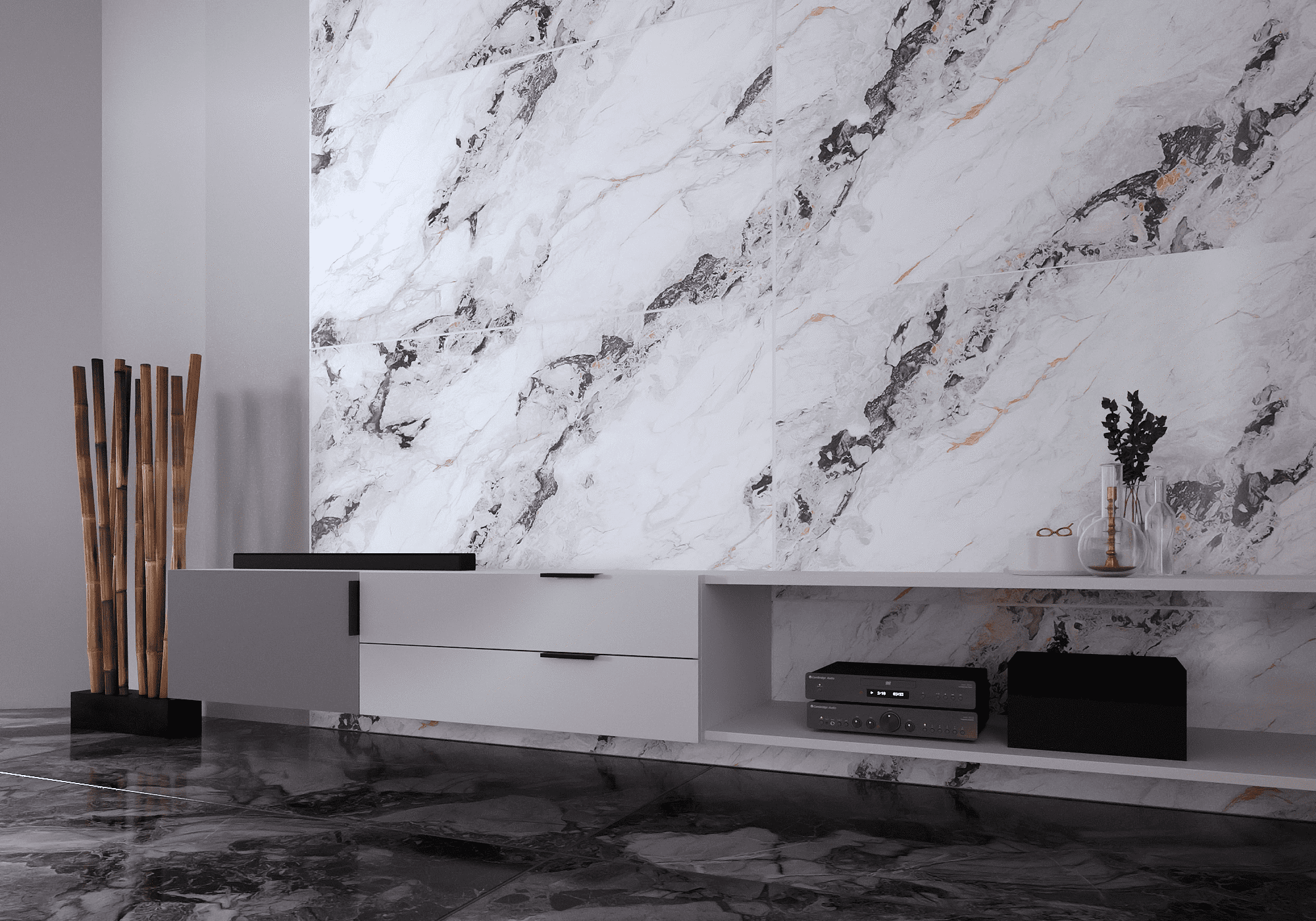 Изображение товара Керамогранит Smregion 75C08 1500x750 150x75см 2.25 м² цвет белый