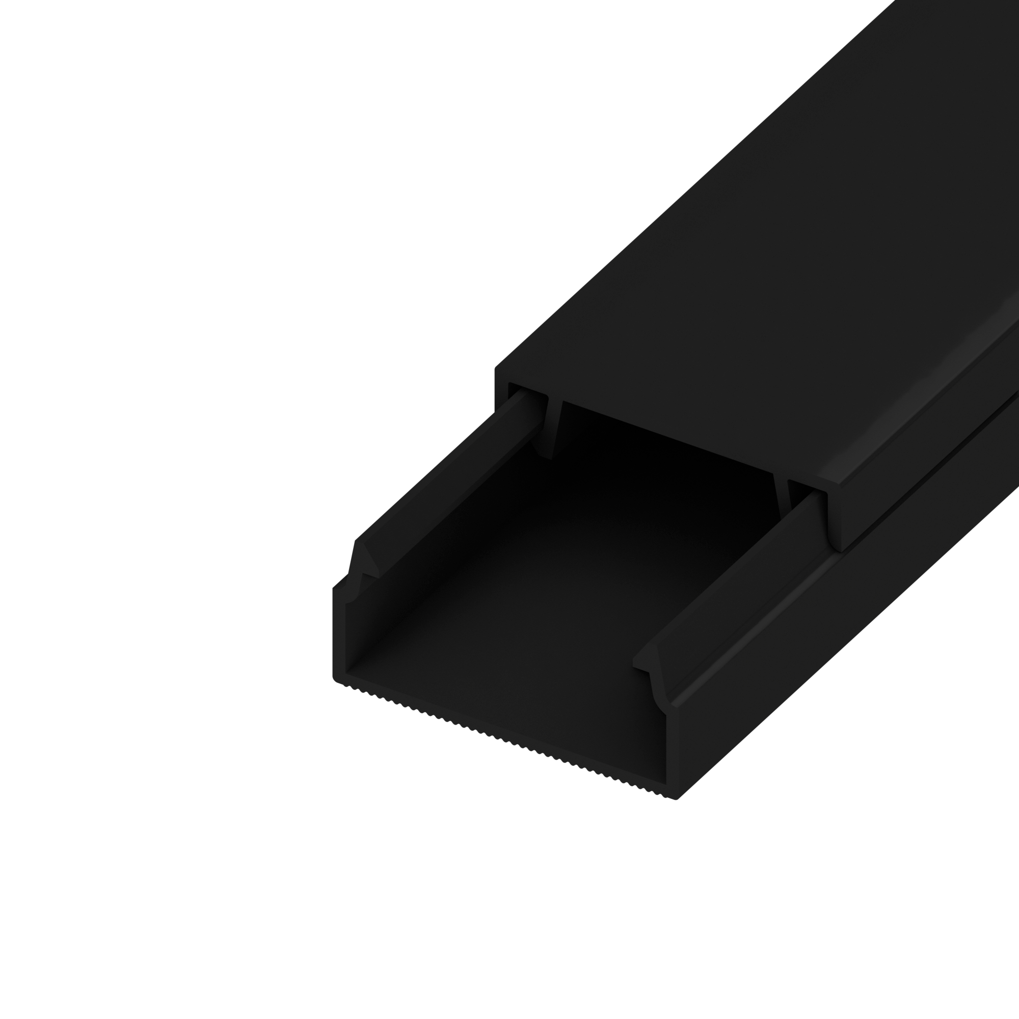 Изображение товара Кабель канал Agis Profile 20x10 мм Черный 200 см 5 шт