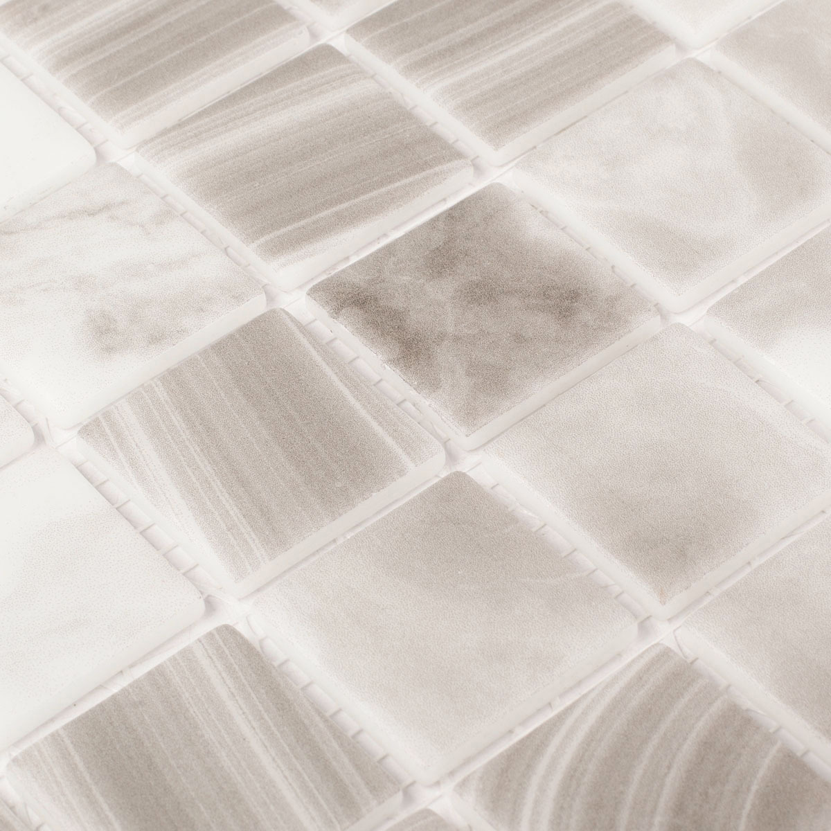 Изображение товара Декоративная мозаика Vidrepur Nature pearl river 31.7x31.7 см разноцветная