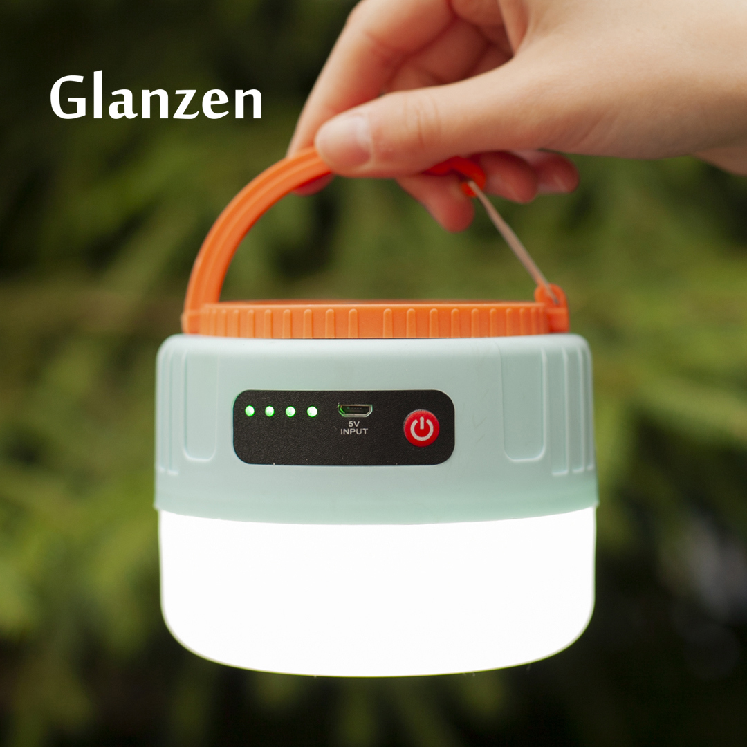 Изображение товара Фонарь кемпинговый Glanzen CFL-0200-T05 на солнечной батарее