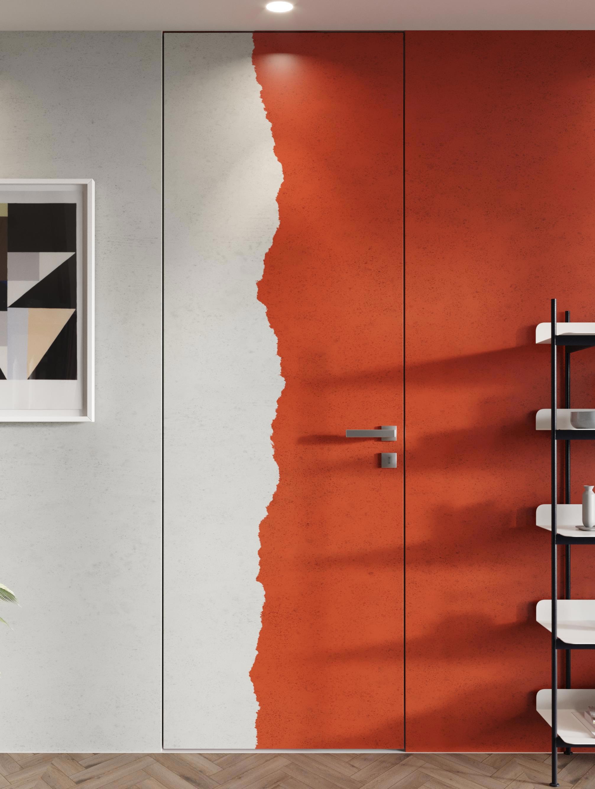 Изображение товара Stefur Invisible 58 Revers — скрытая дверь под покраску, 200x90 см, белая