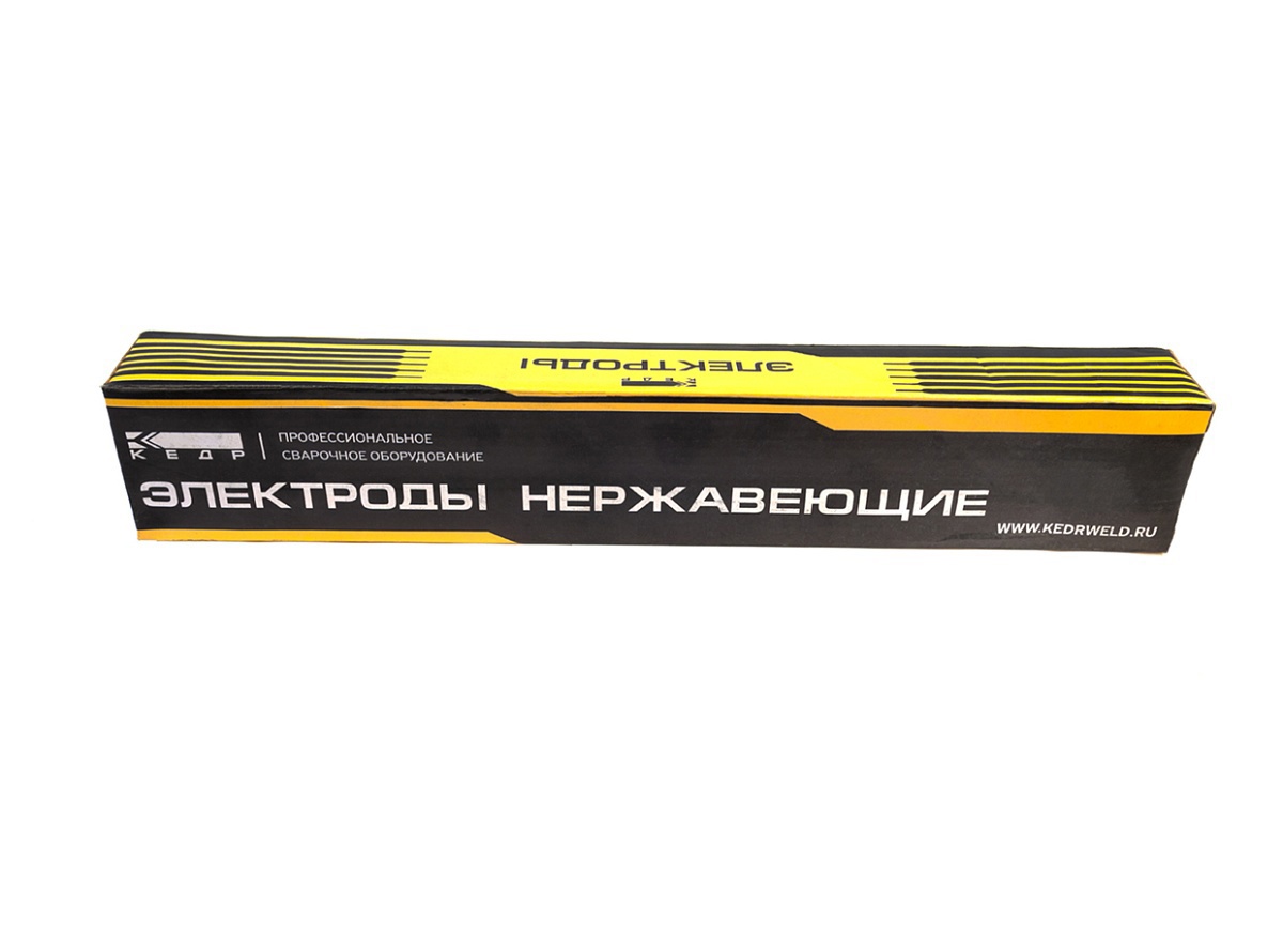 Изображение товара Электрод сварочный для нержавеющей стали ЦЛ-11 Кедр 2 мм 2 кг Изображение товара Электрод сварочный для нержавеющей стали ЦЛ-11 Кедр 2 мм 2 кг