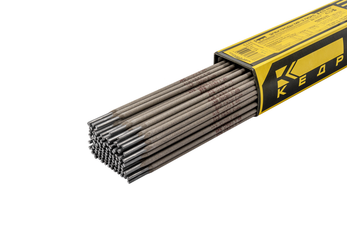 Изображение товара Электроды МР-3 КЕДР 4 мм 6.6 кг — рутил-целлюлозное покрытие, А6013, Россия