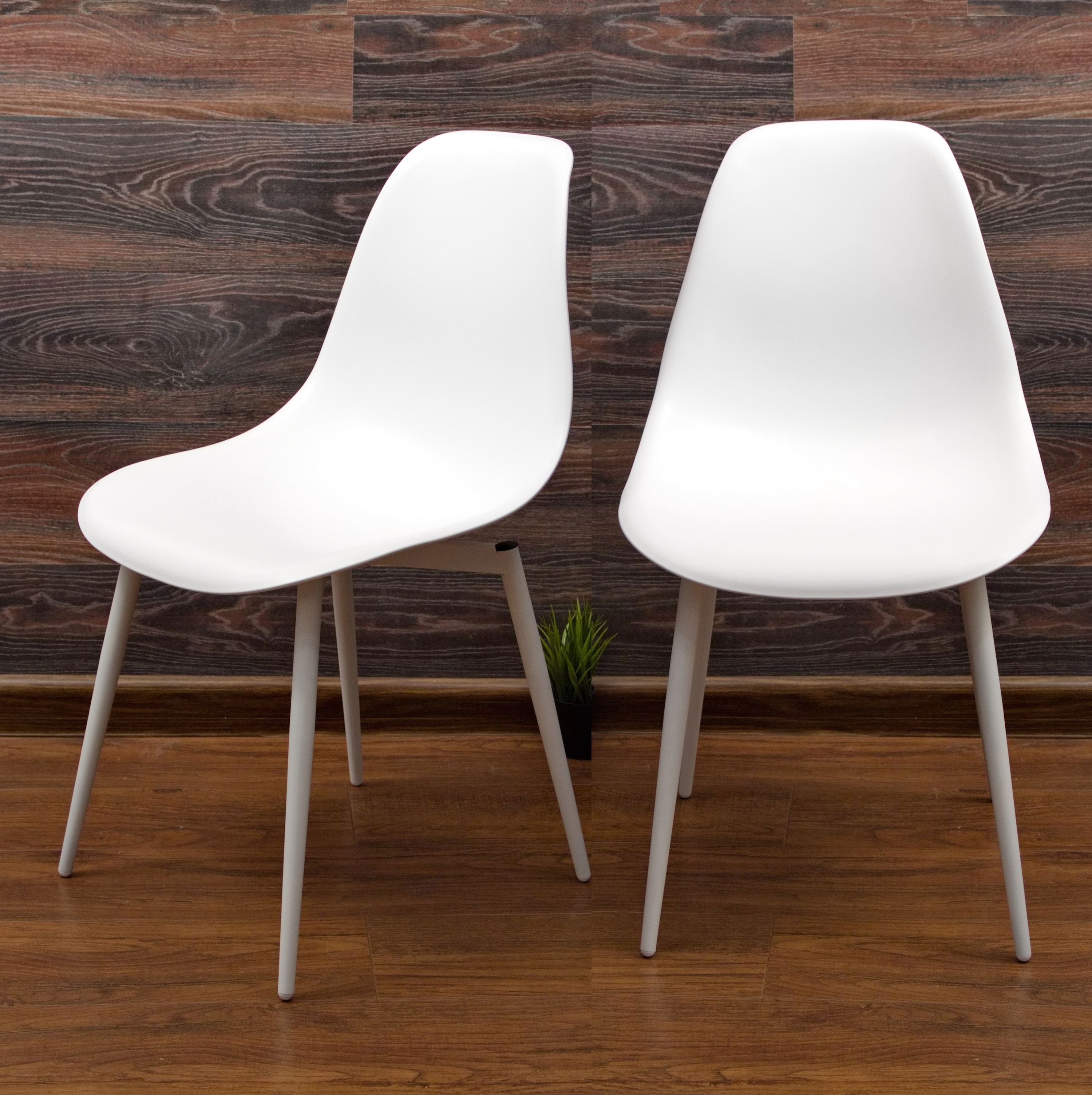 Изображение товара Комплект стульев 2 шт Zip-Mebel Туссе 45x83x46 см ABS-пластик цвет белый