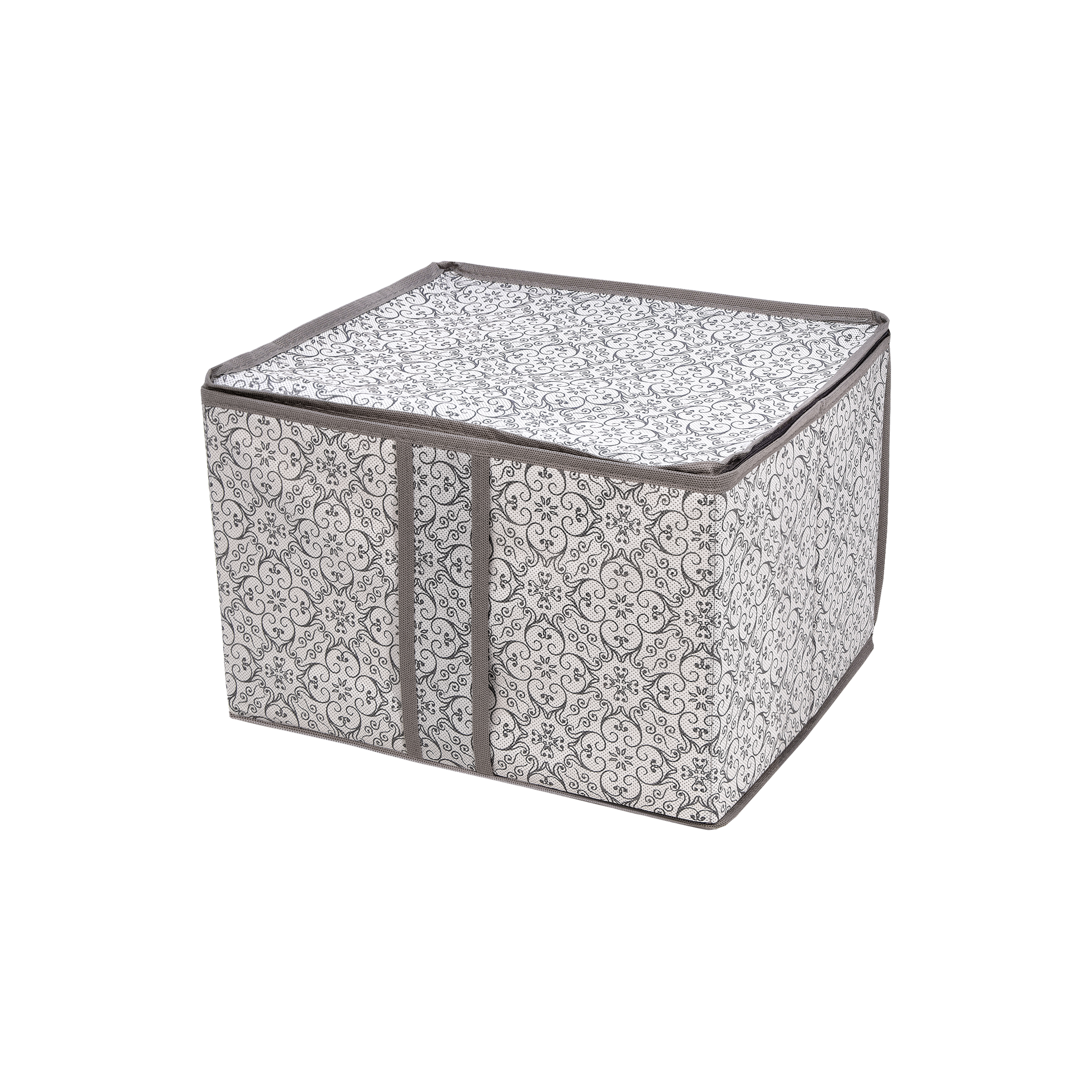 Изображение товара Корзина раскладная Butler 35x30x25 см спанбонд цвет серый Изображение товара Корзина раскладная Butler 35x30x25 см спанбонд цвет серый