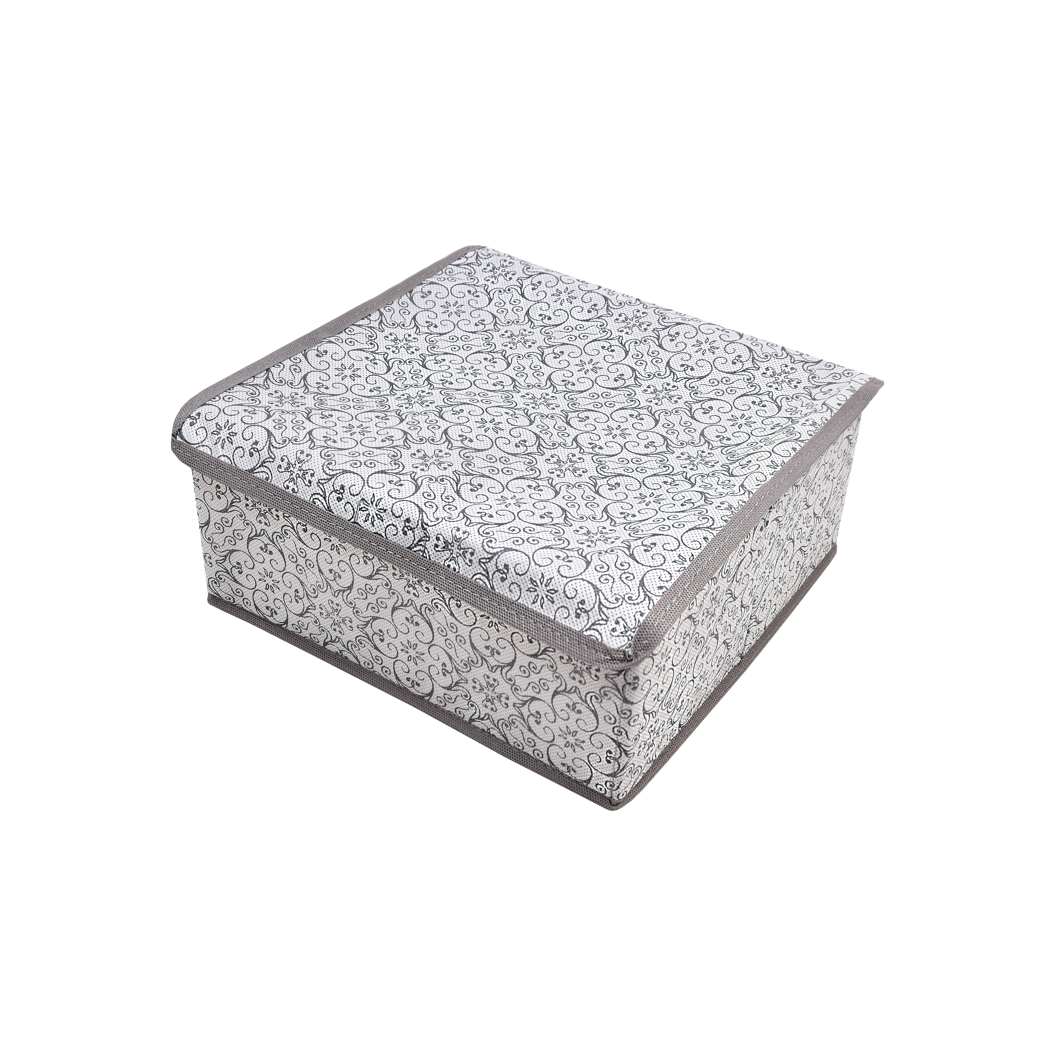 Изображение товара Корзина раскладная Butler 28x28x13 см спанбонд цвет серый Изображение товара Корзина раскладная Butler 28x28x13 см спанбонд цвет серый