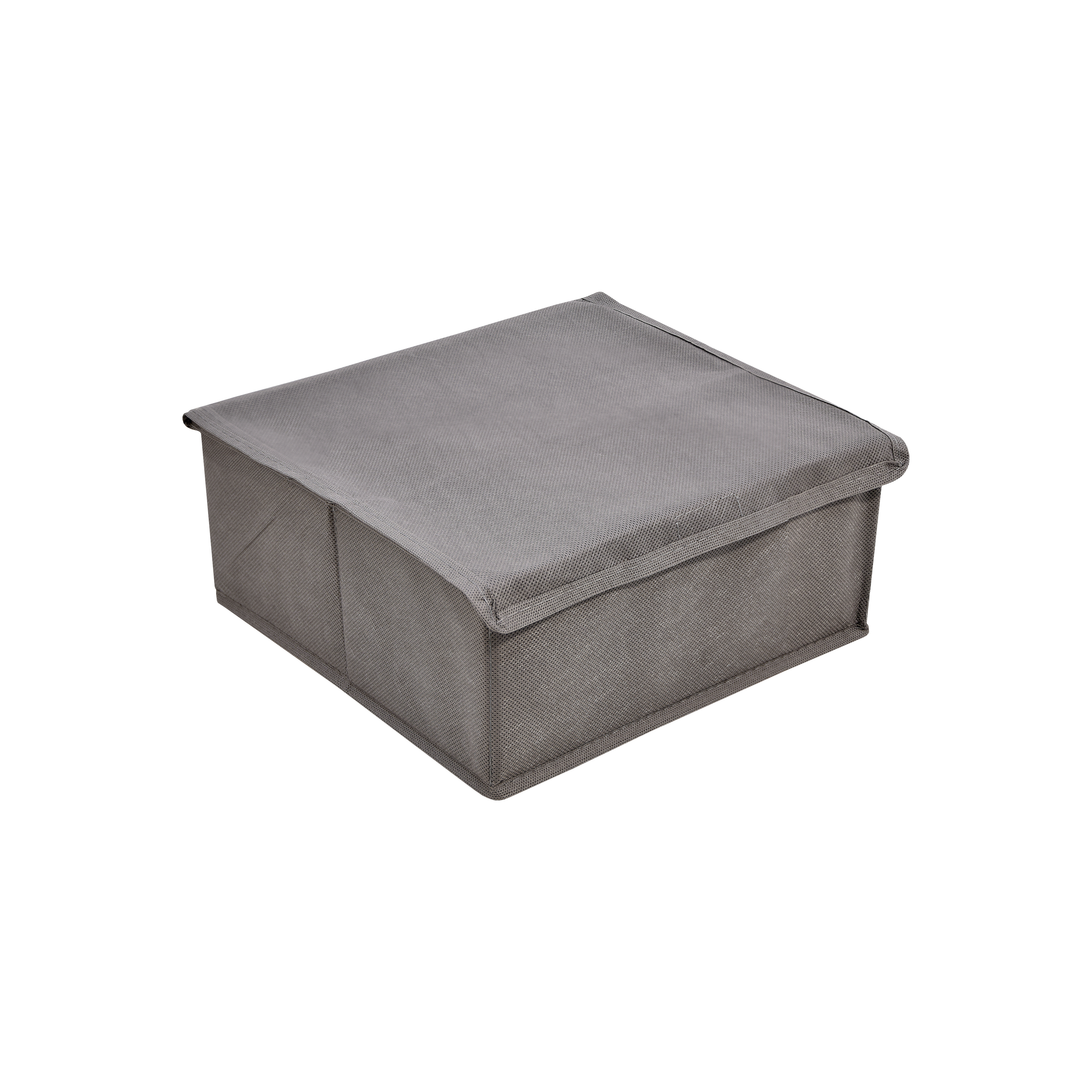 Изображение товара Корзина Butler 28x28x13 см спанбонд цвет серый Изображение товара Корзина Butler 28x28x13 см спанбонд цвет серый