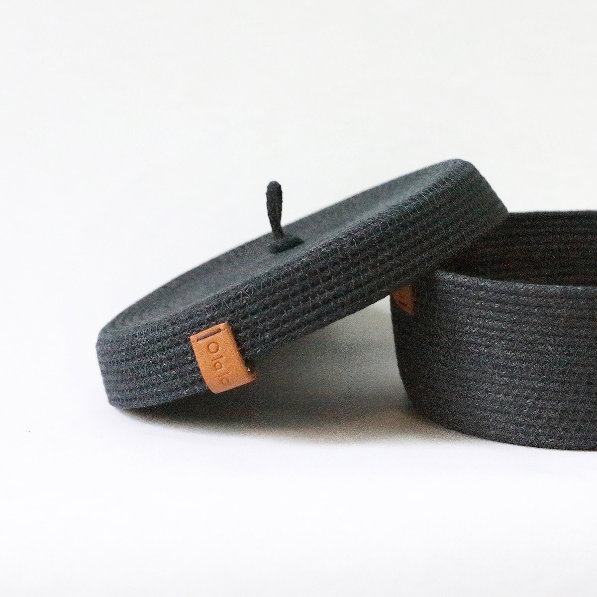 Изображение товара Корзина Olala home 18x8x8 см хлопок цвет графит