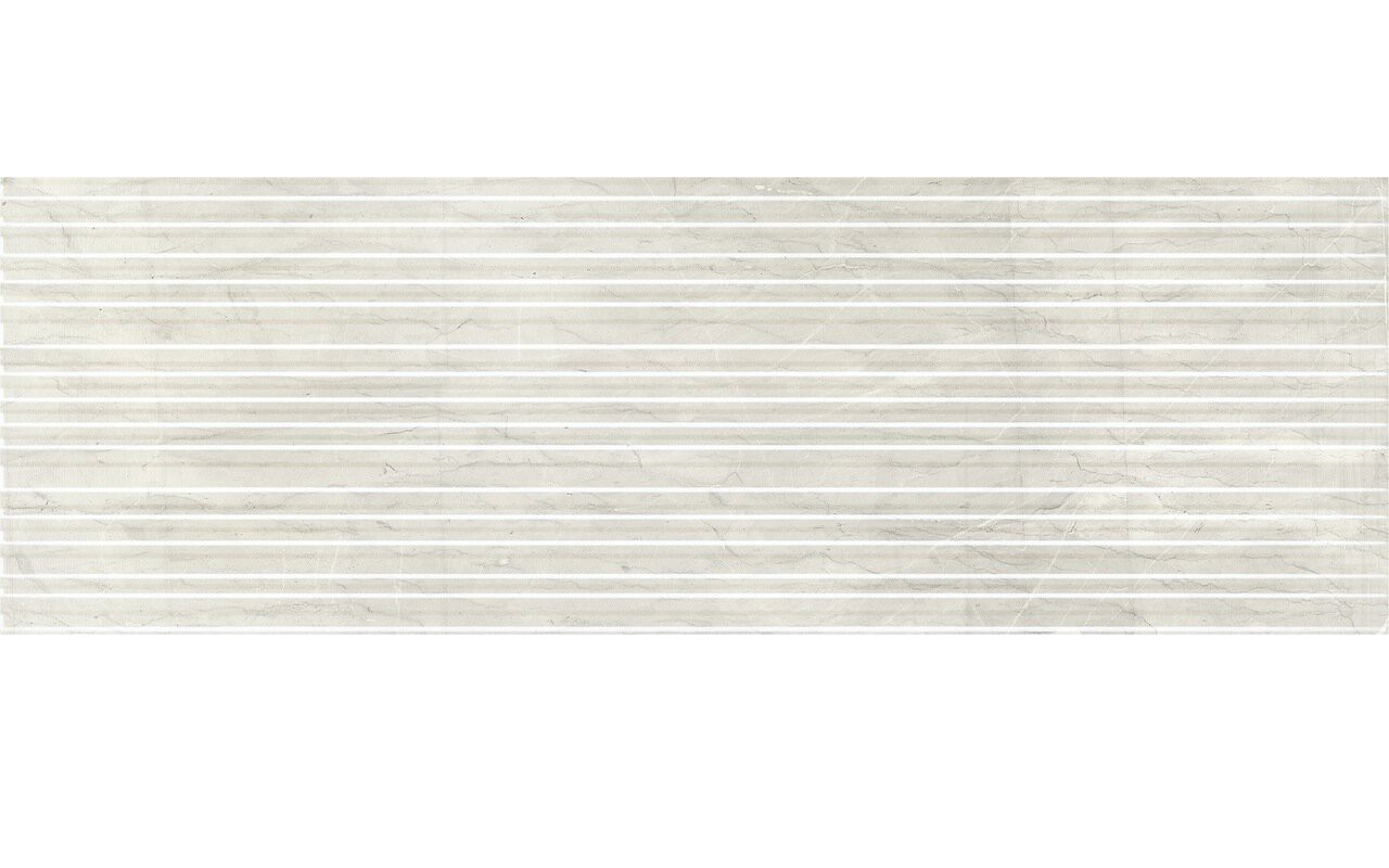 Изображение товара Керамическая плитка Granito ANCARES Strokes Grisekb 28x85см цвет светло-серый, белый